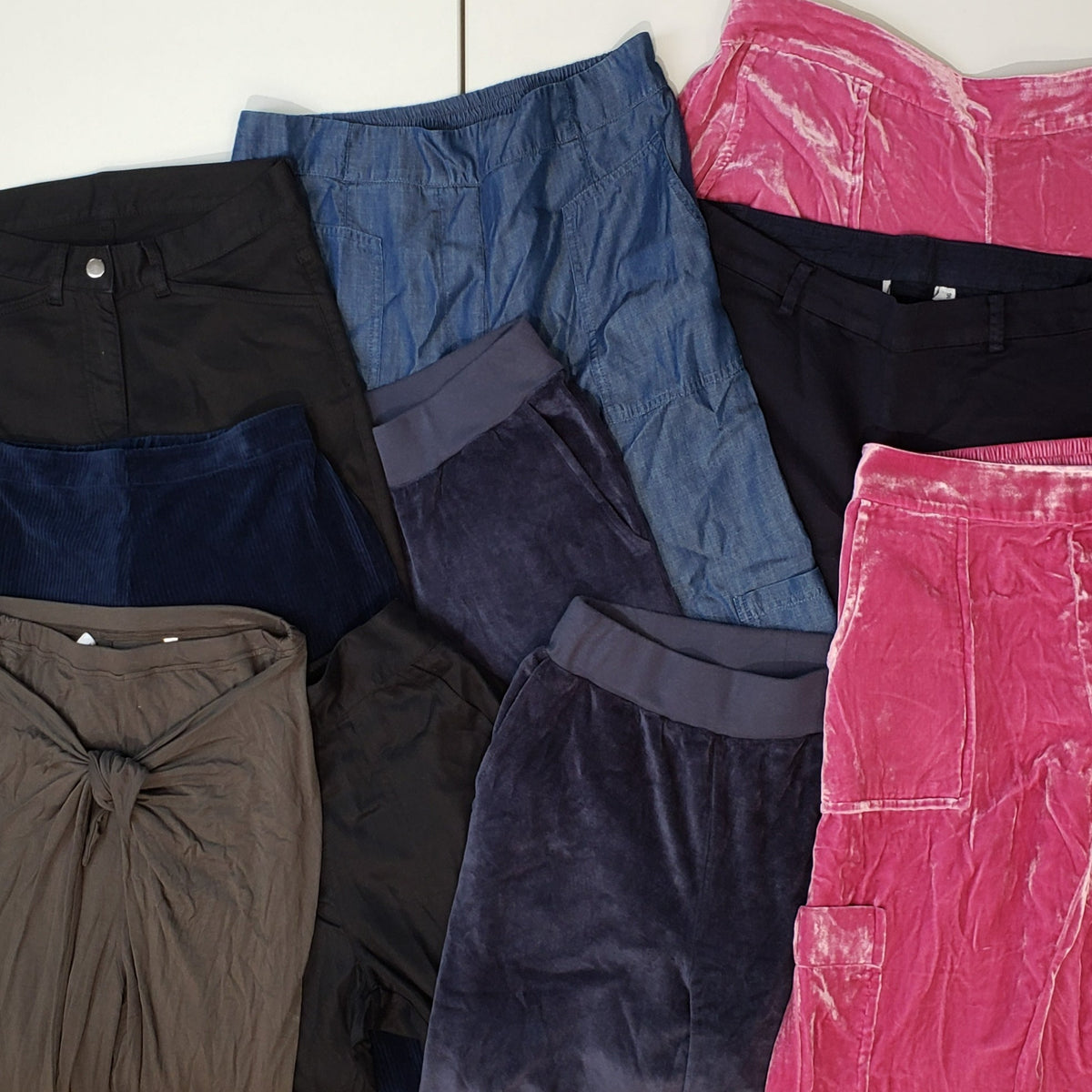 x10 Women's NRBY Sample Mixed Colour Trousers & Jeans Bundle