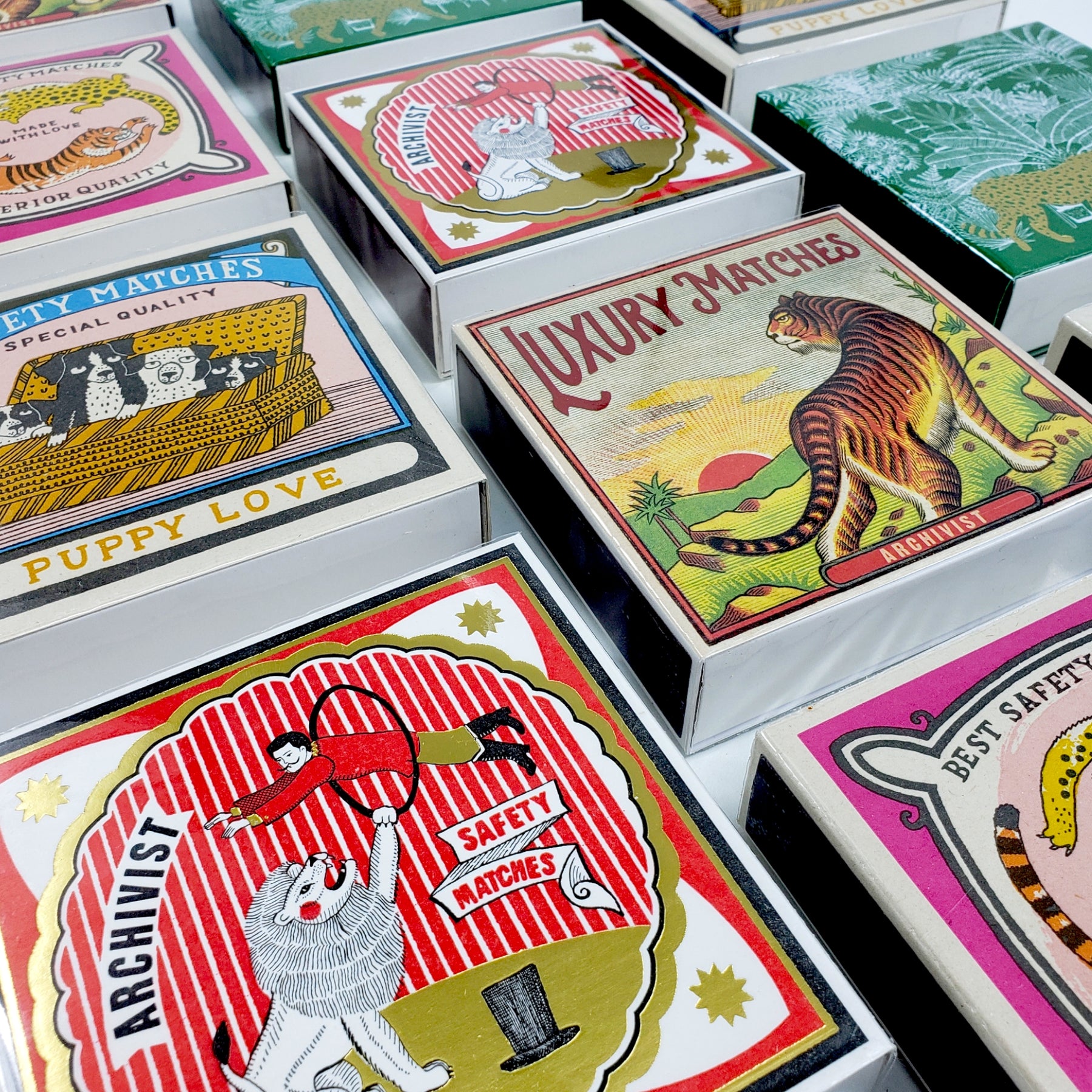 Archivist Square Luxury Matches