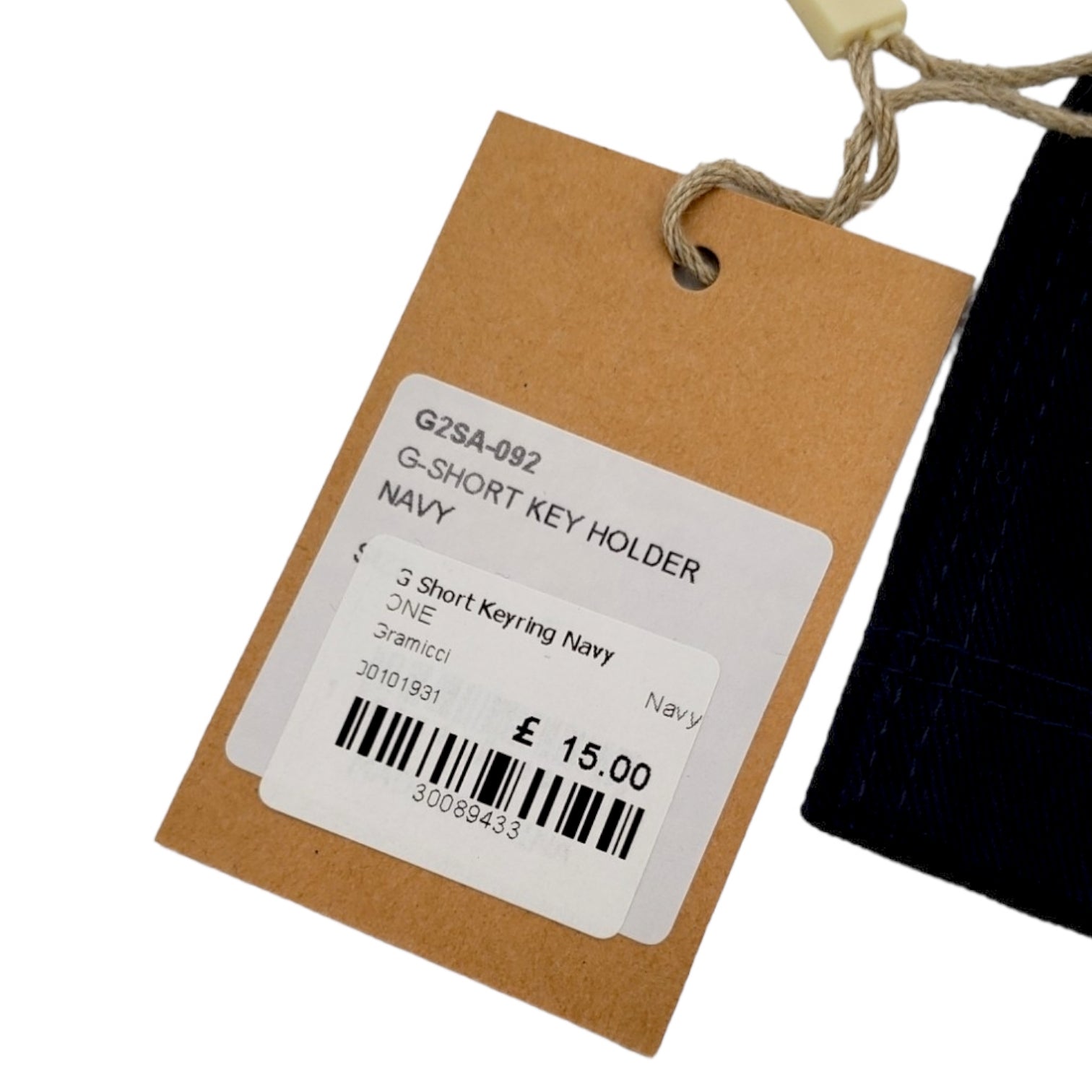 Gramicci Navy Shorts Key Ring