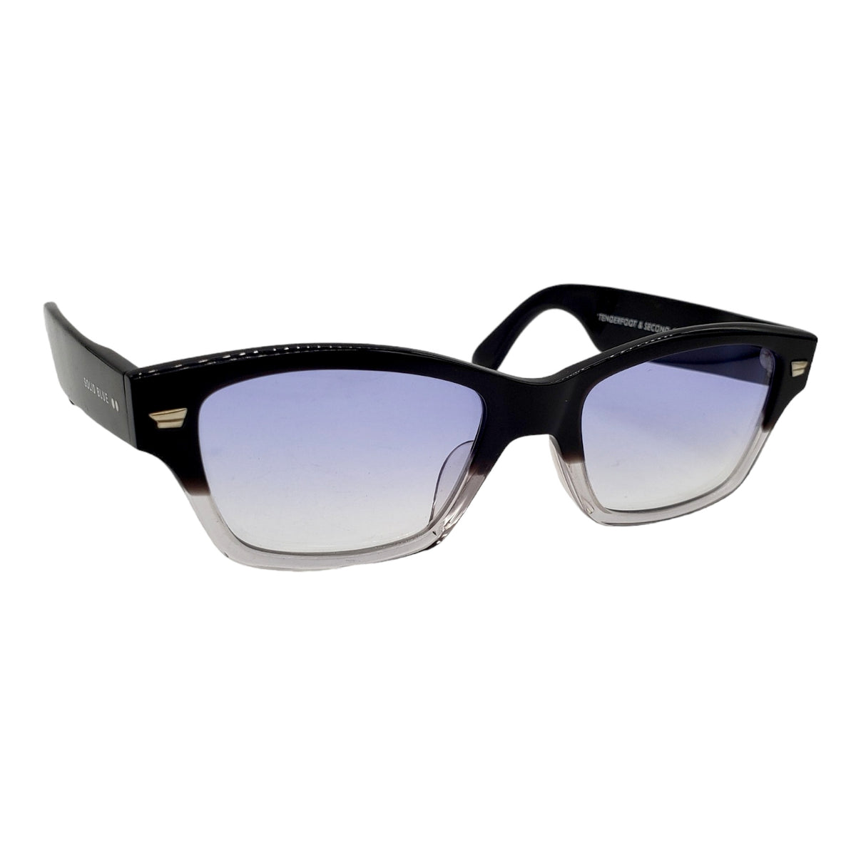 Garbstore X Solid Blue Ombre Lens Sunglasses