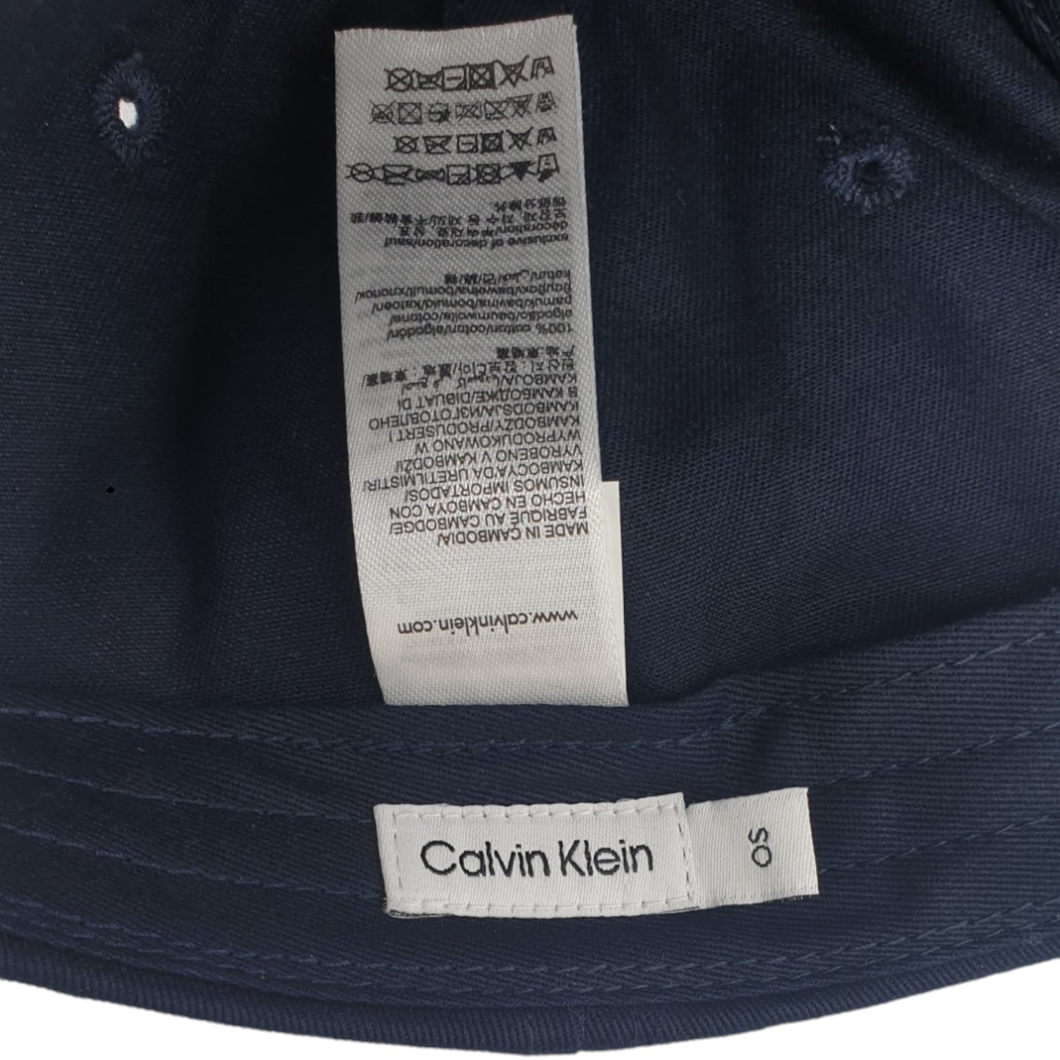 Calvin Klein Navy Baseball Hat