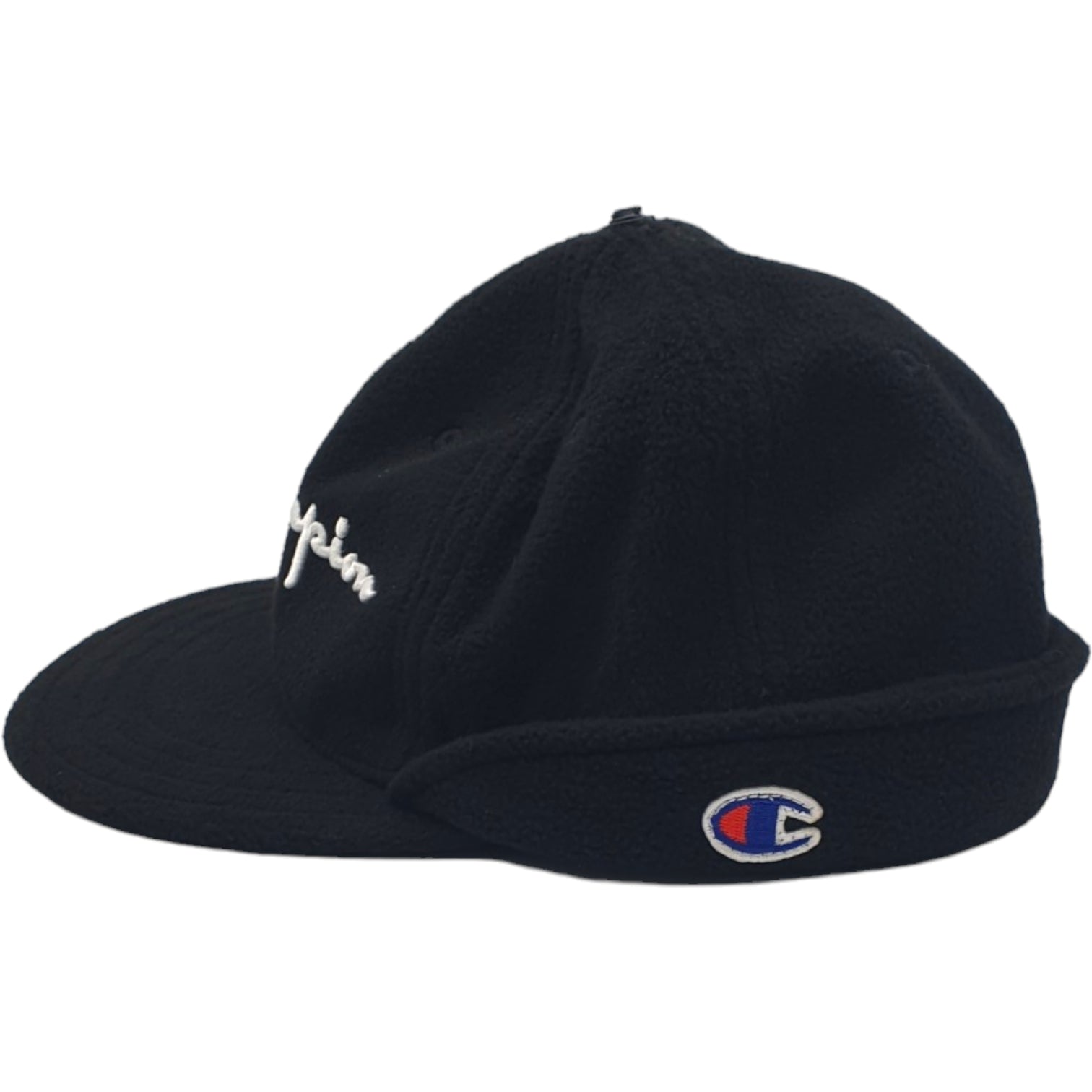 Champion Black Reverse Weave Script Logo Baseball Cap