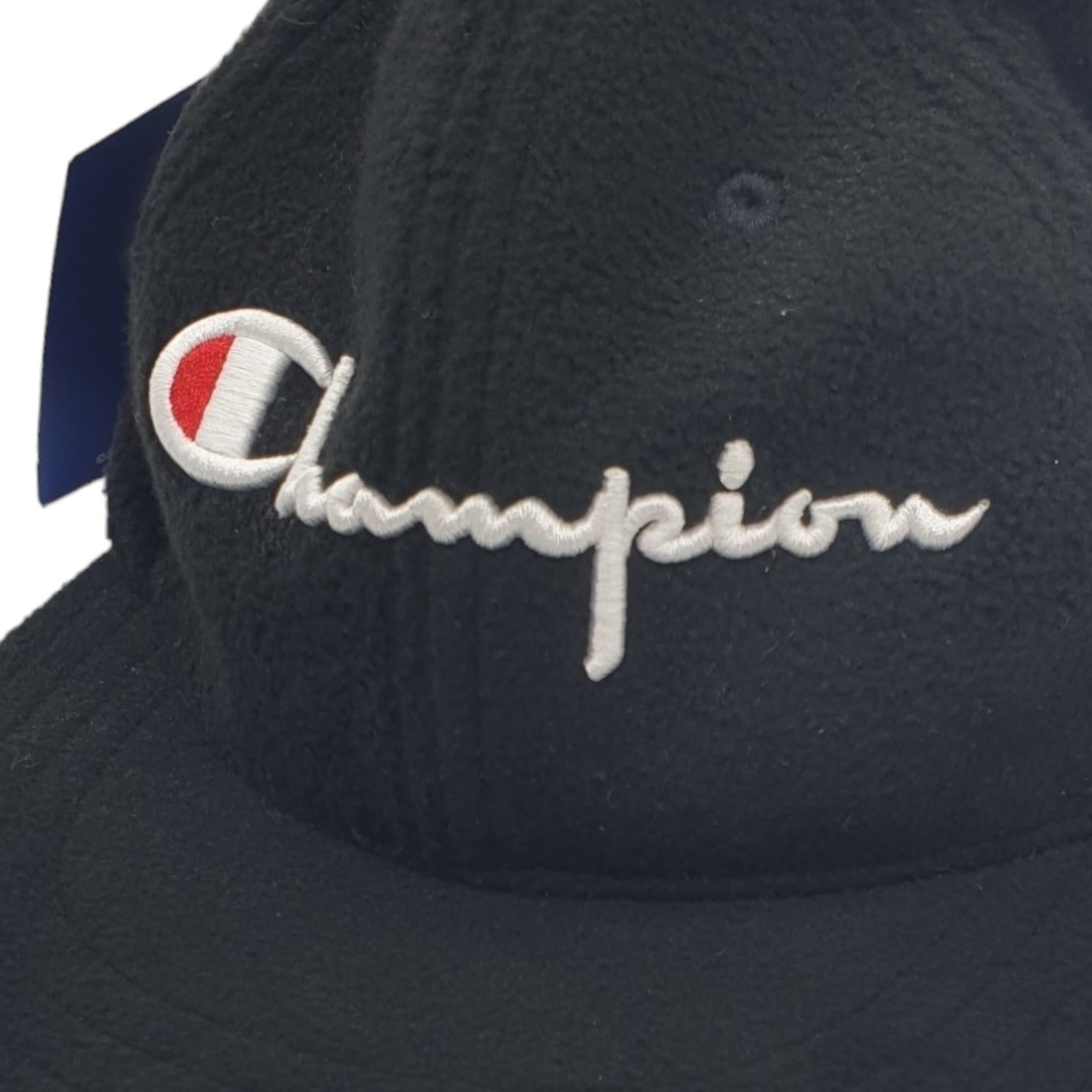 Champion Black Reverse Weave Script Logo Baseball Cap