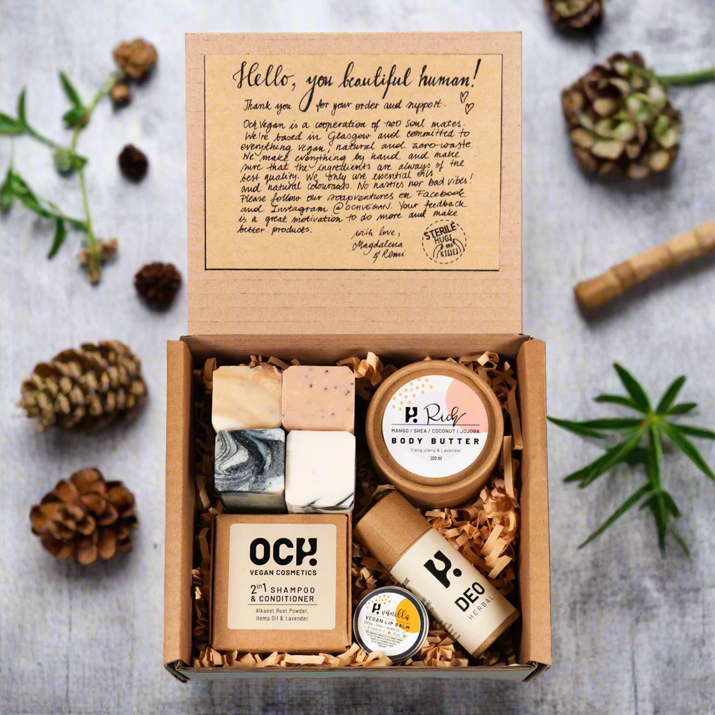 The Och Vegan Essential Pamper Gift Box