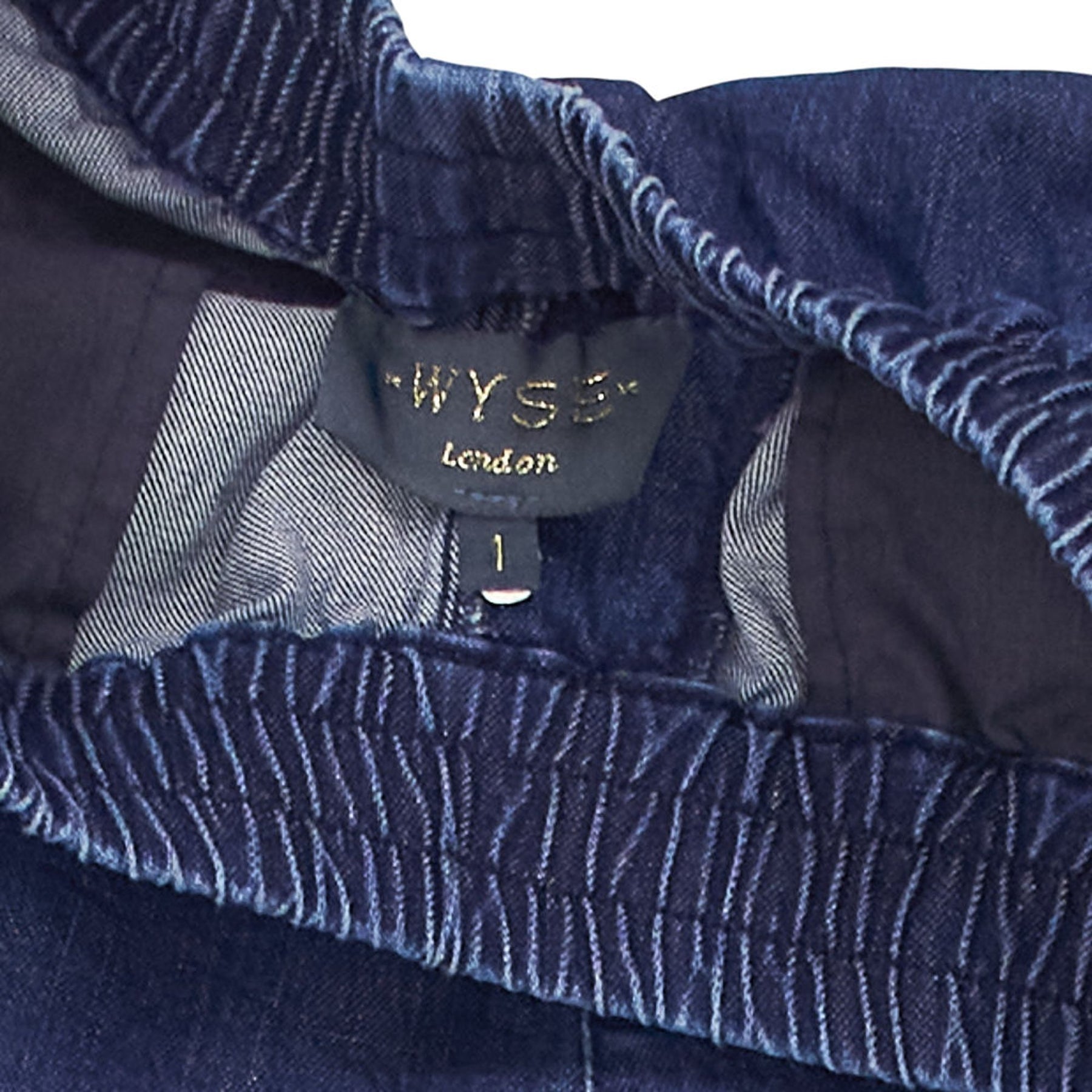 WYSE Blue Wide Leg Trousers 1