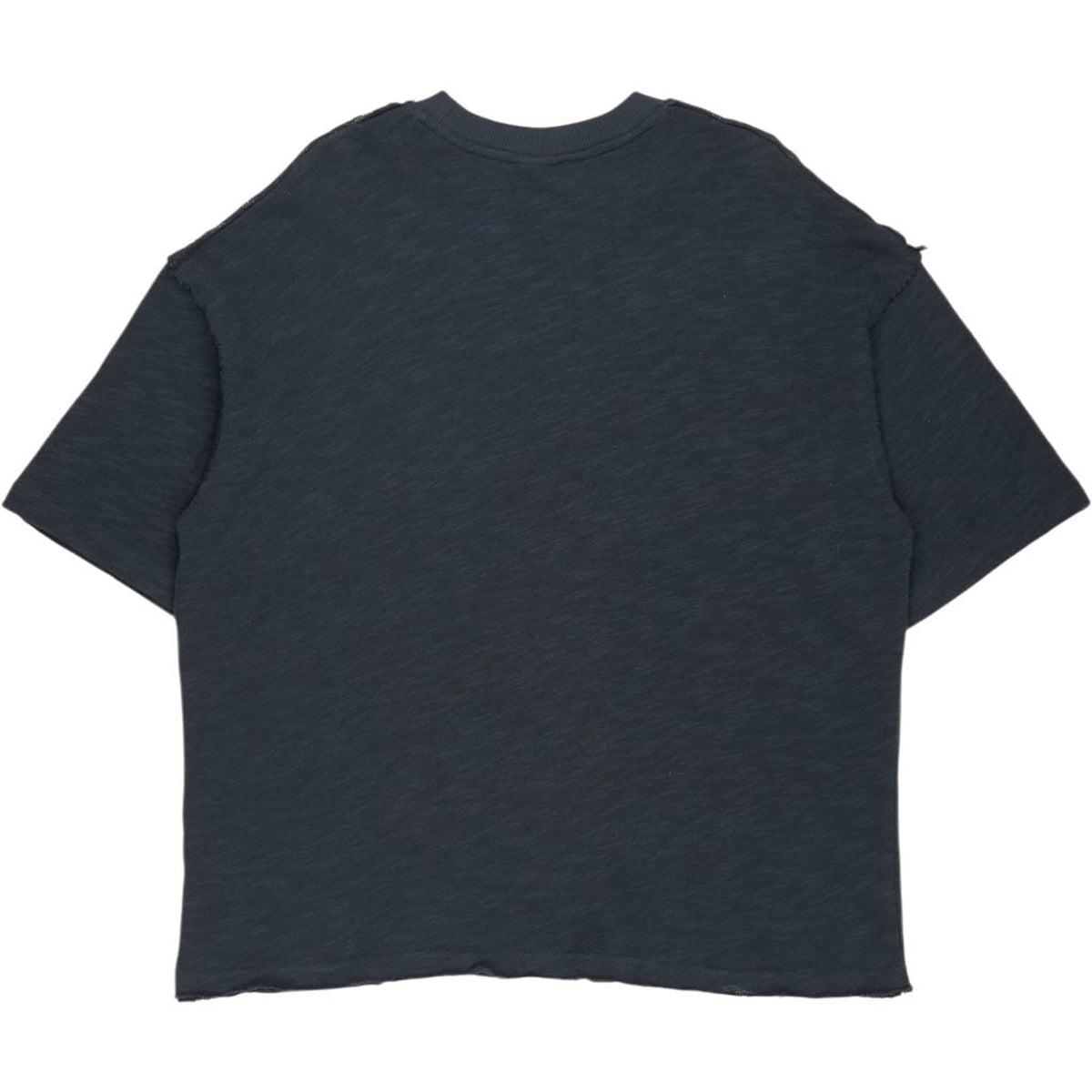 Pull & Bear Navy Graphic T-Shirt Cotton