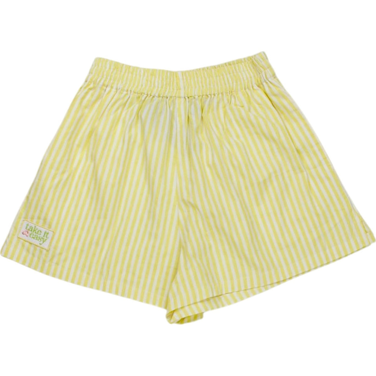 Motel Yellow Stripe Lala Shorts