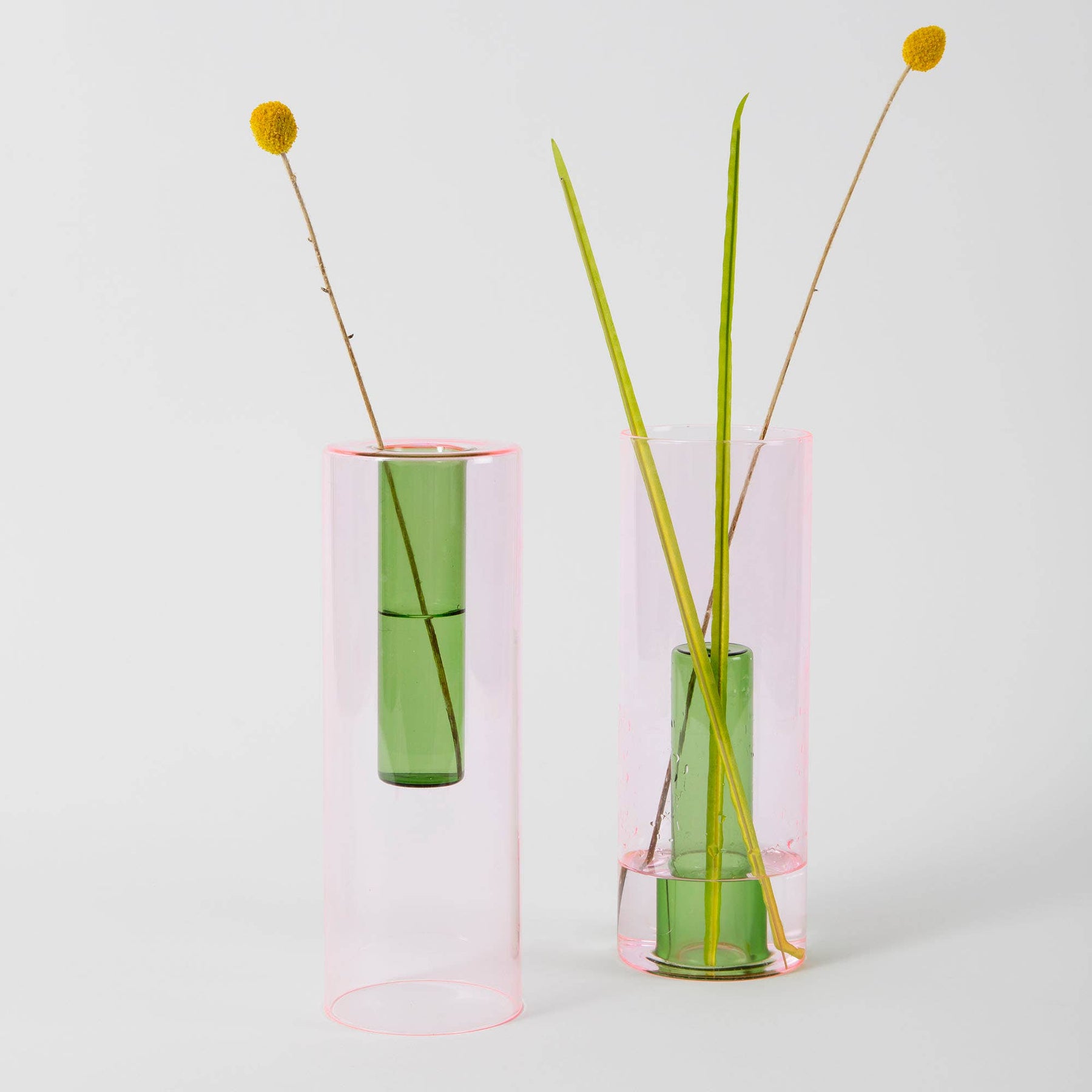 Reversible Glass Vase - 2 colours