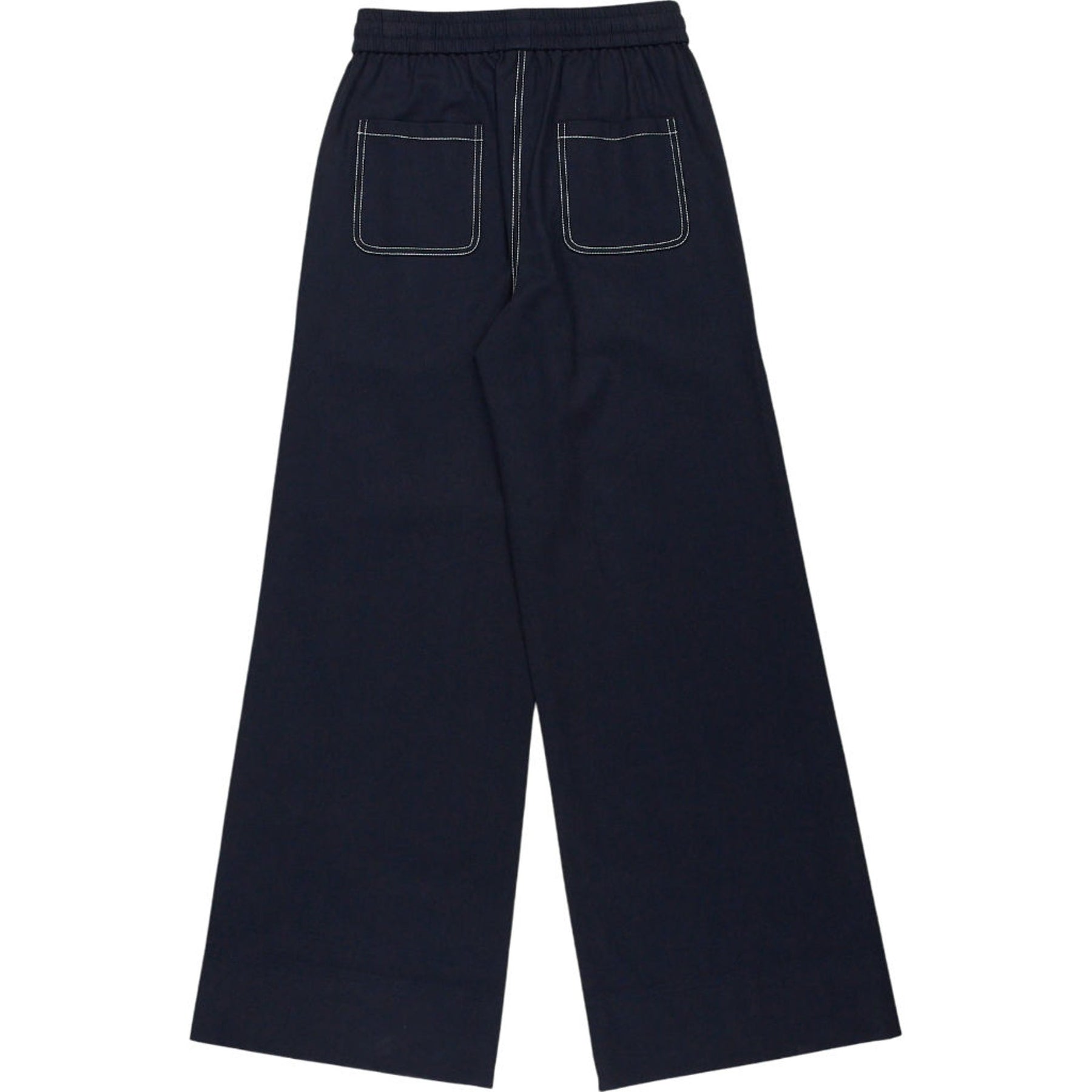 WYSE Navy Wide Leg Trousers