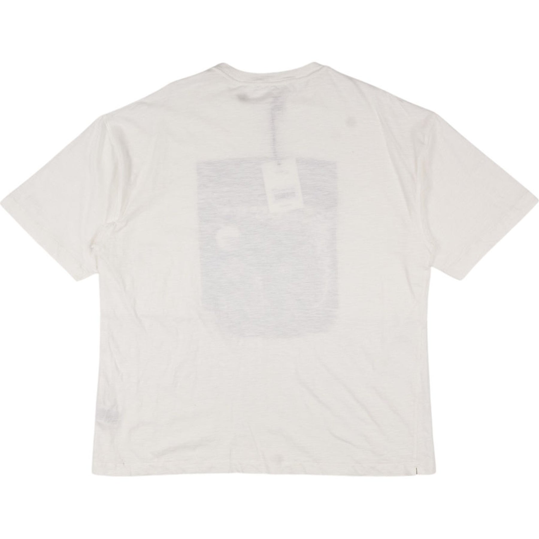 YMC White Graphic Print T-Shirt