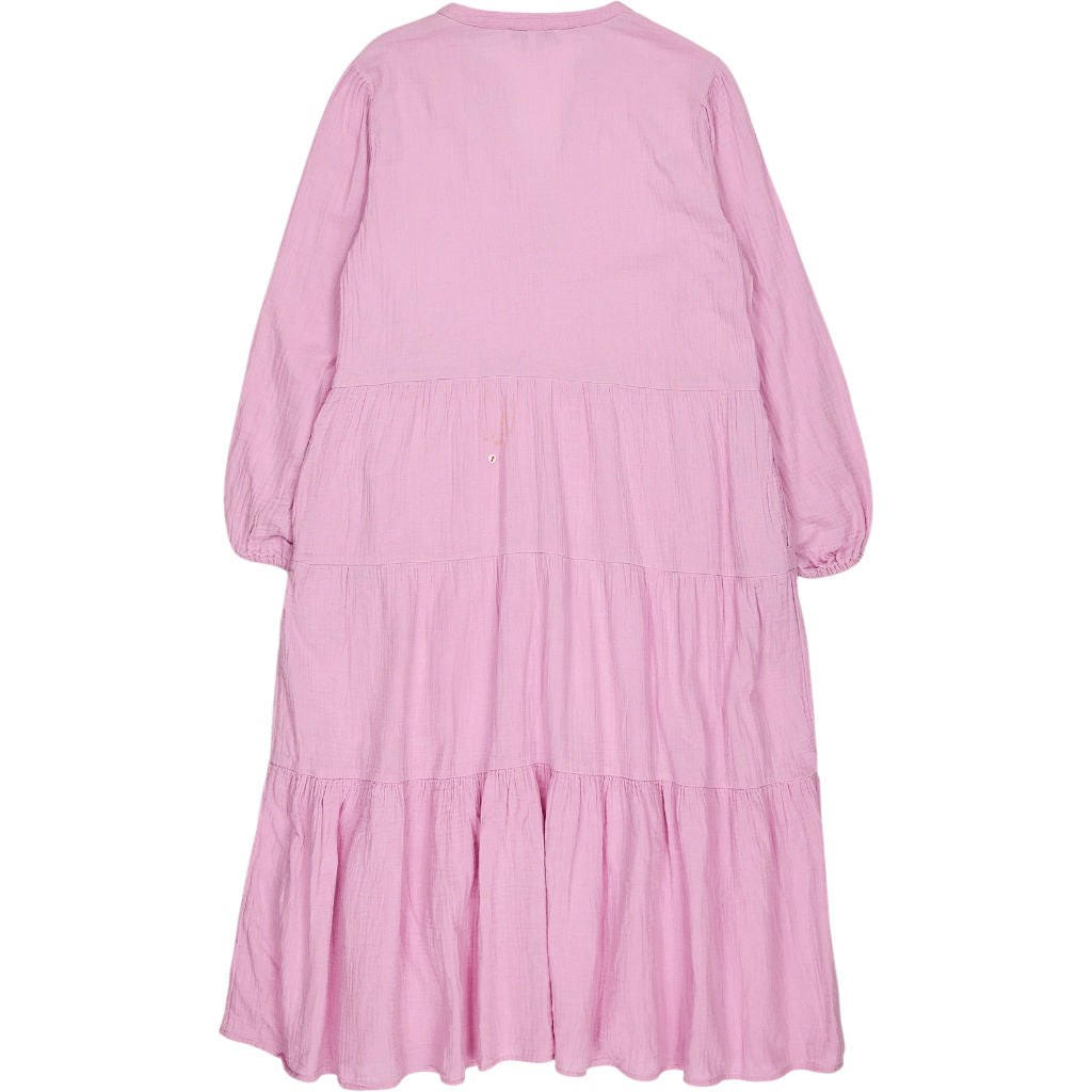 NRBY Pink Cotton Midi Dress