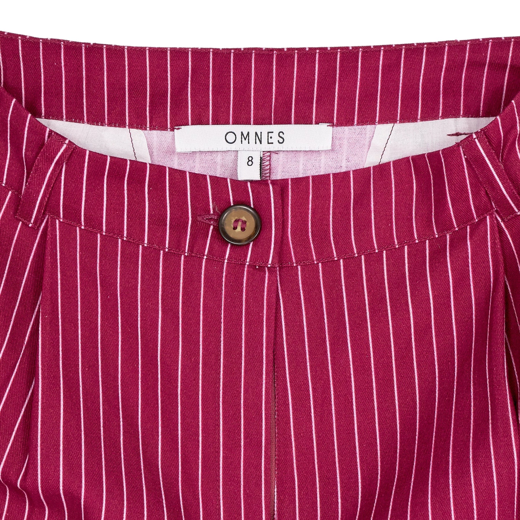 OMNES Pink Striped Trousers