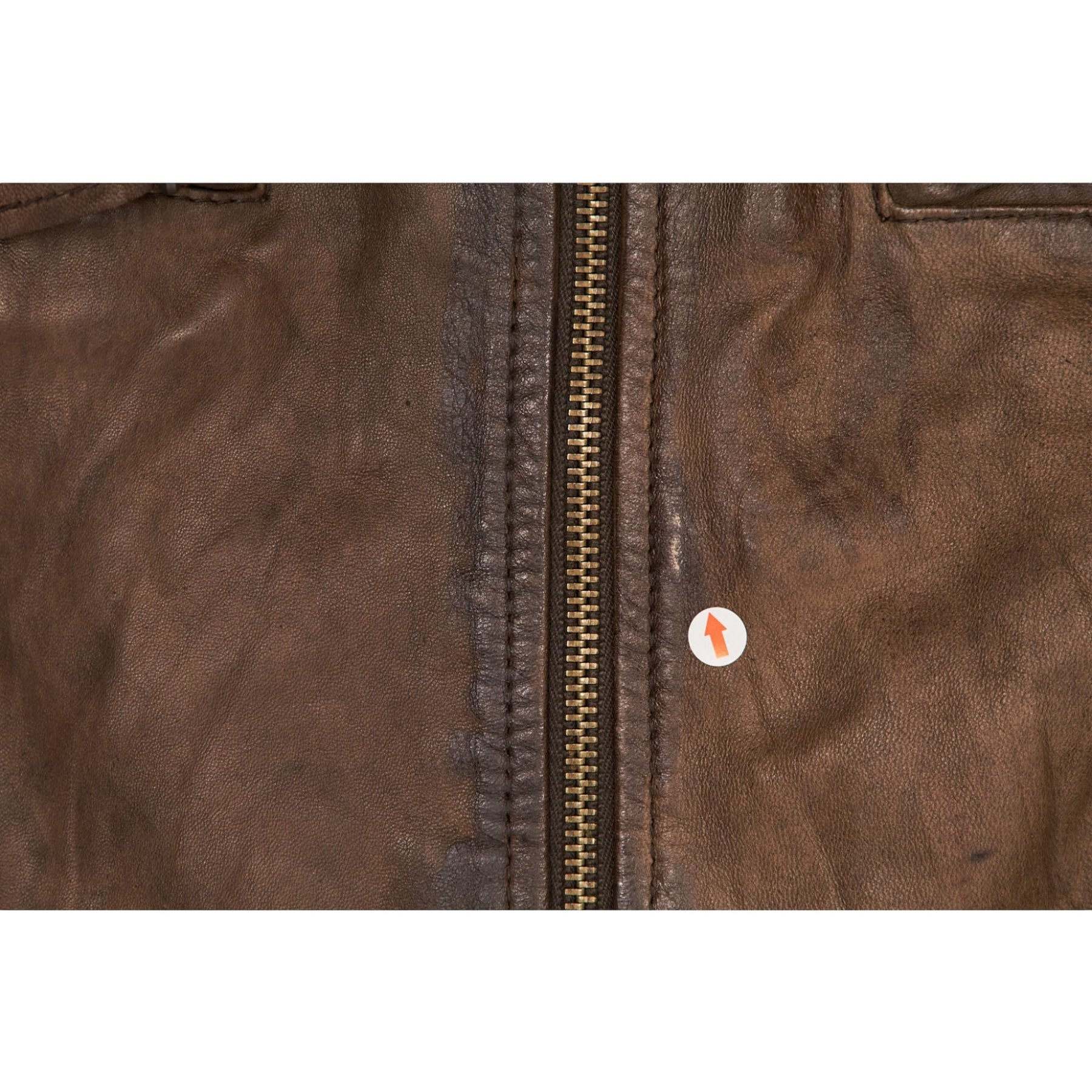 Bruno Morelli Brown Leather Biker Jacket