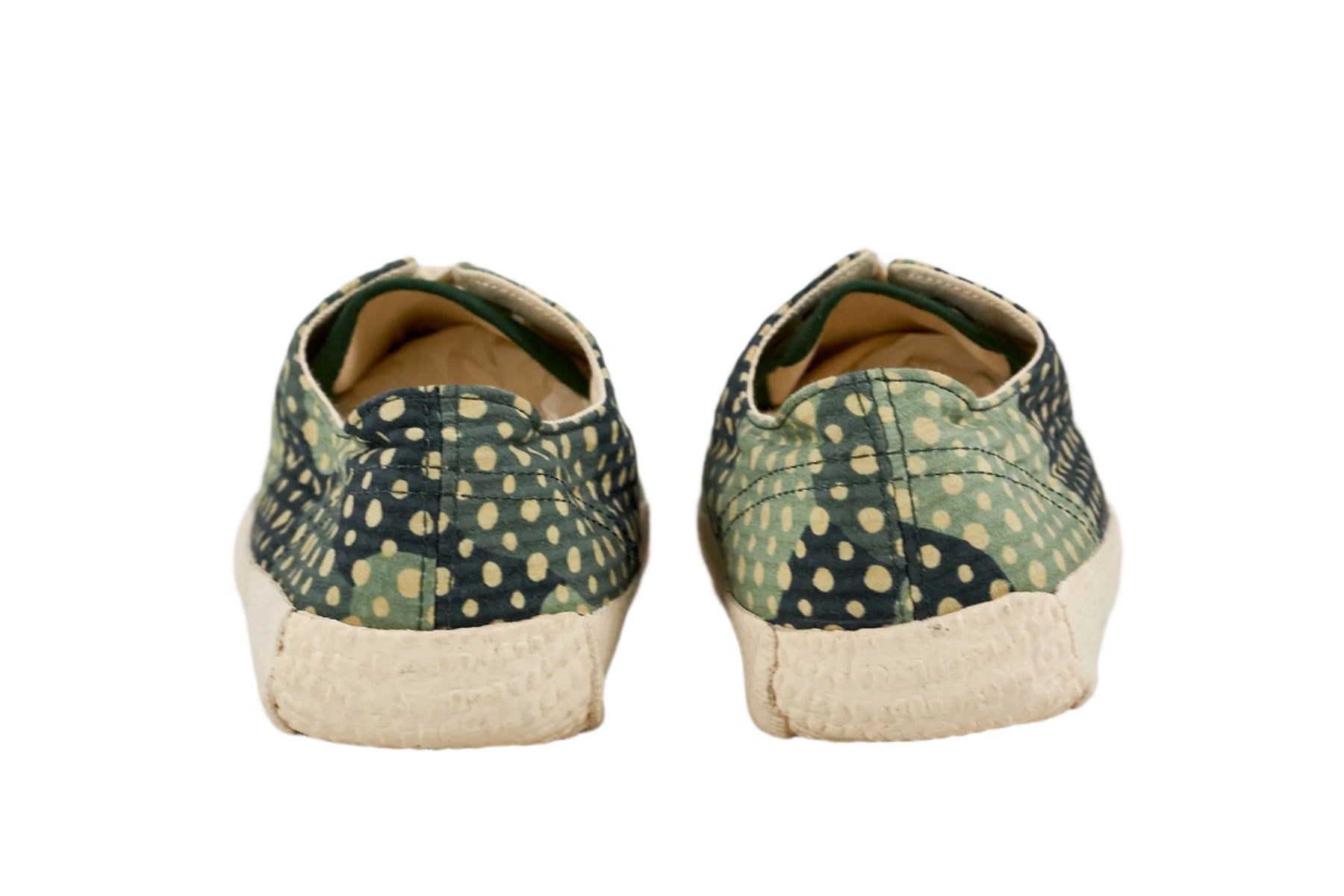 YMC Green Polka Dot Trainers