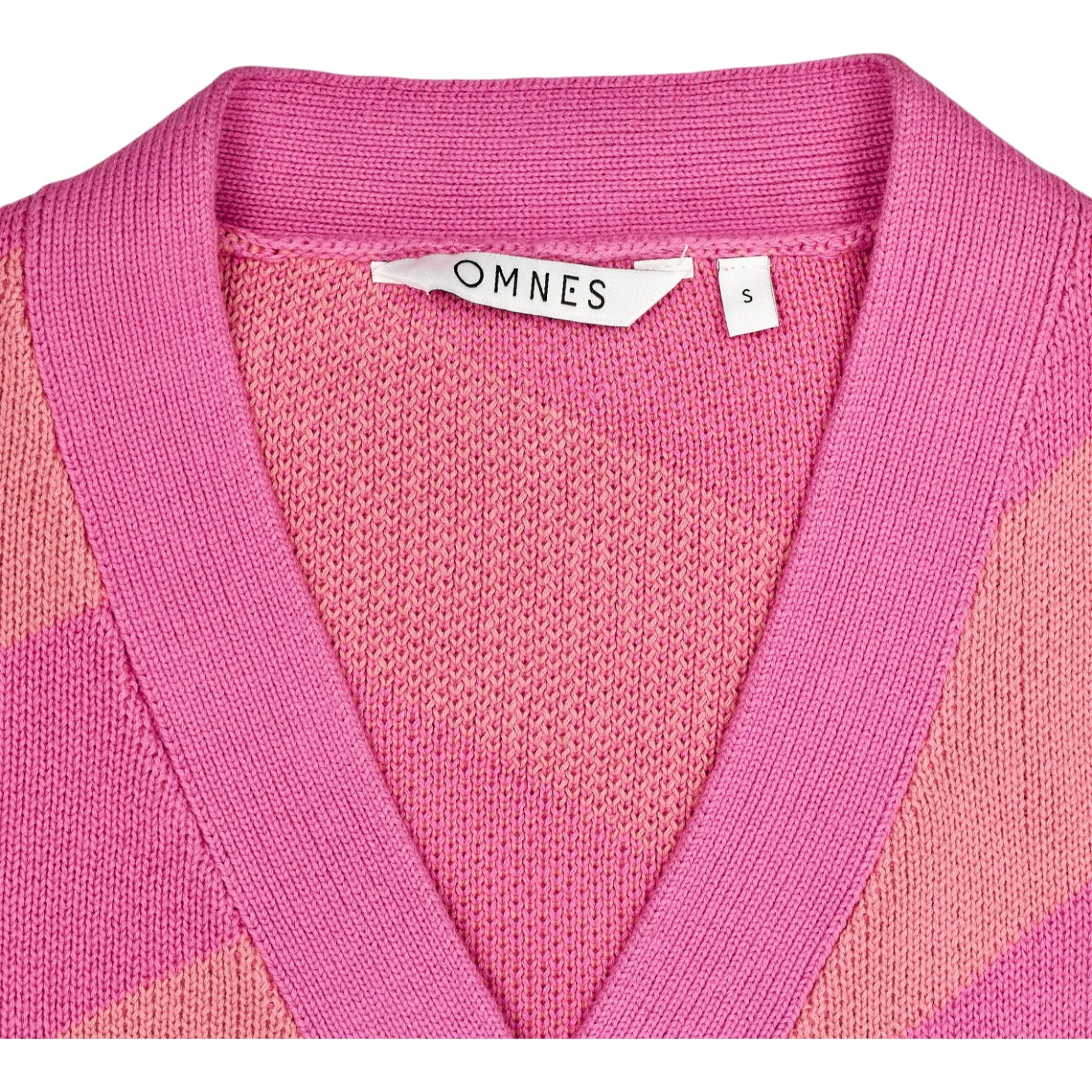 OMNES Pink Cotton Cardigan