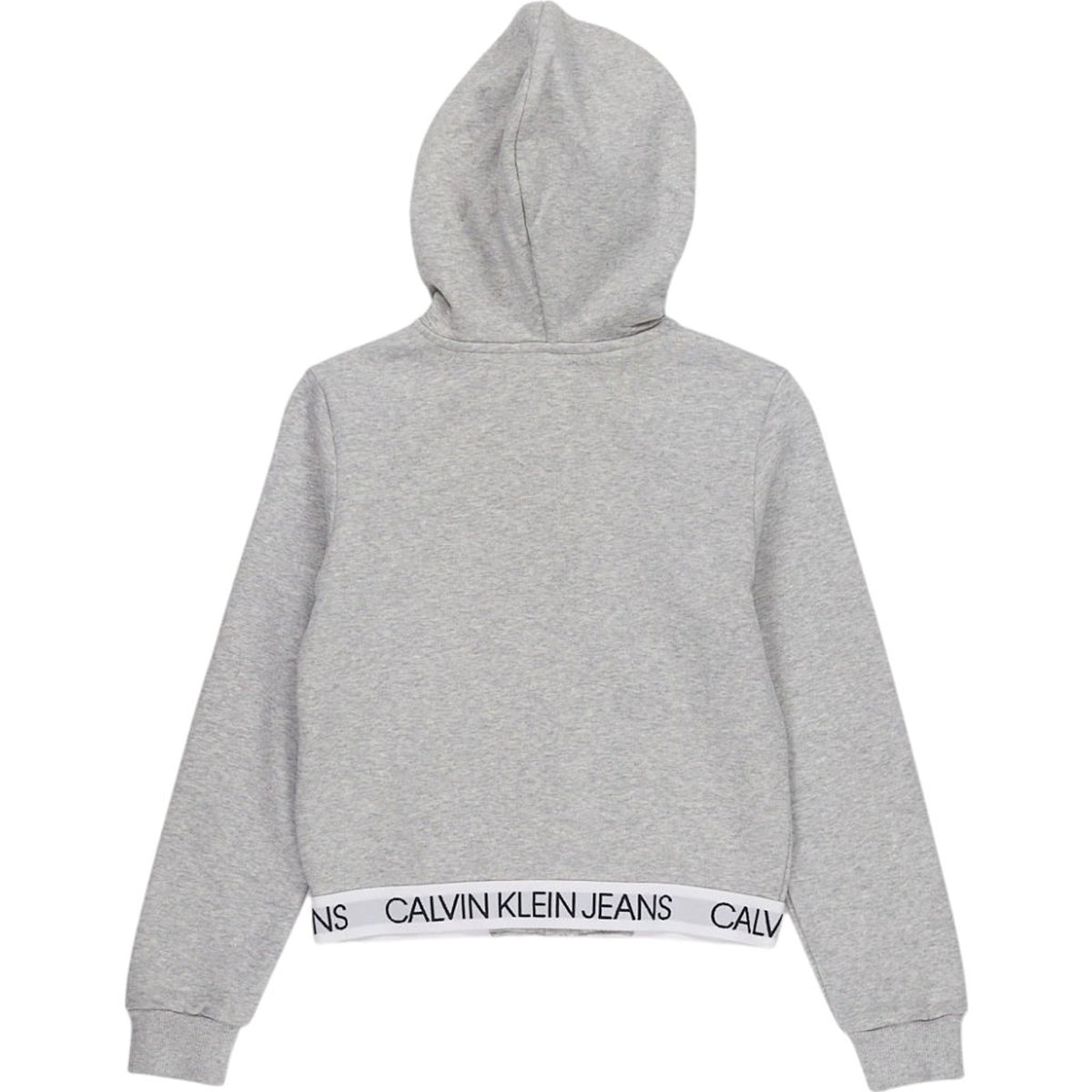Calvin Klein Jeans Grey Logo Tape Hoodie