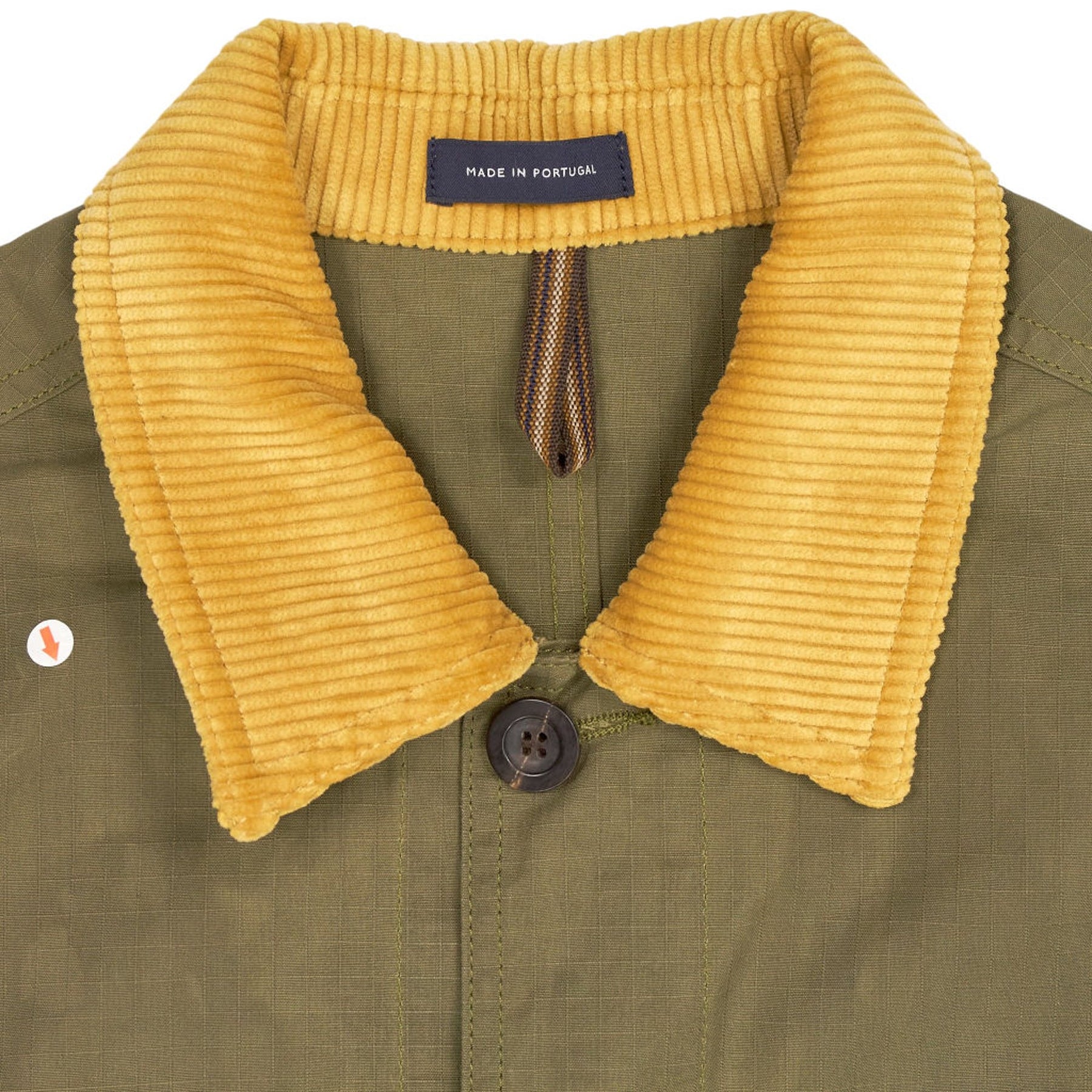 Drake's  X Aime Leon Dore Green Corduroy Collar Jacket 36