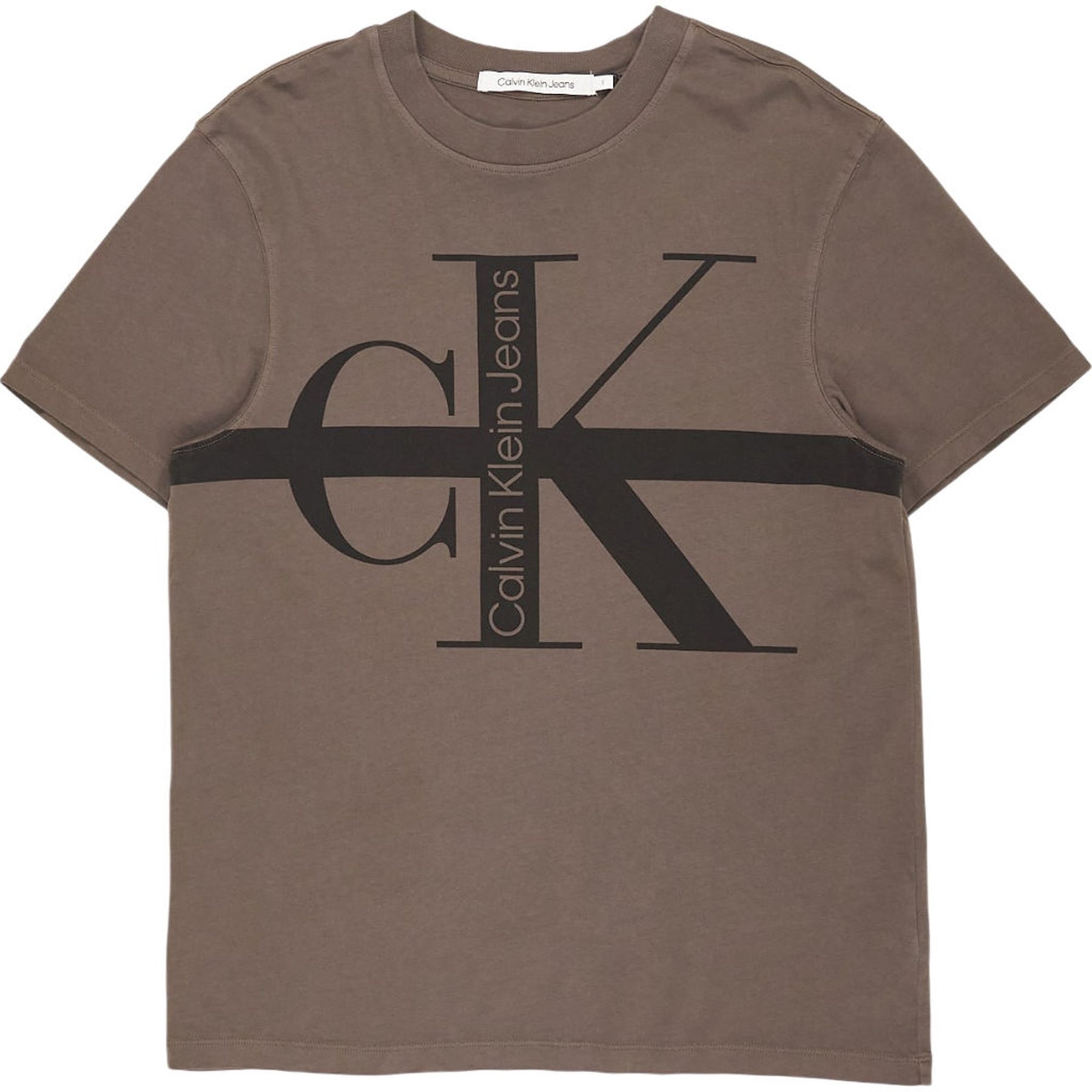 Calvin Klein Jeans Brown Logo T-Shirt S