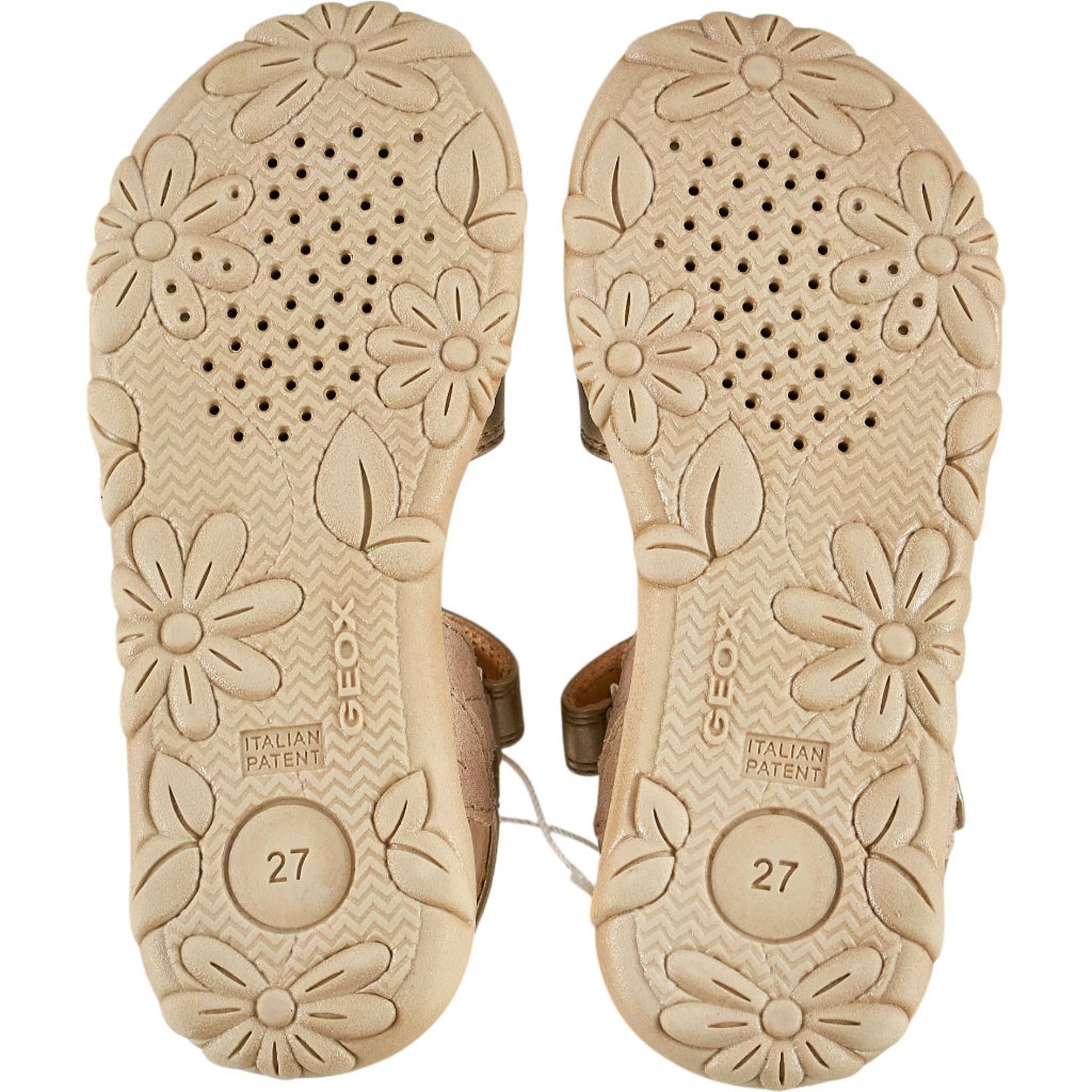 Geox Gold Flower Kids Sandals