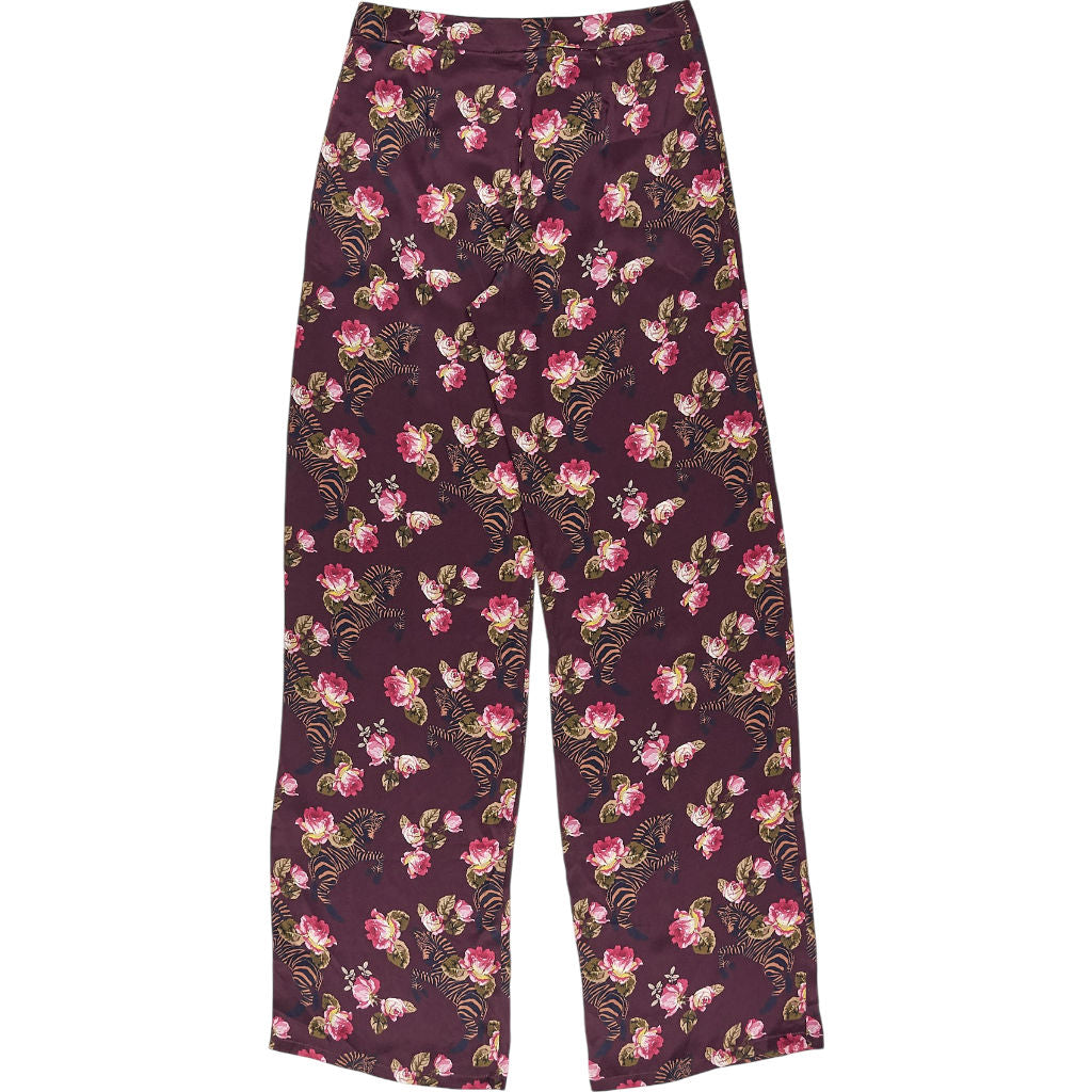 Floral Pattern Trousers