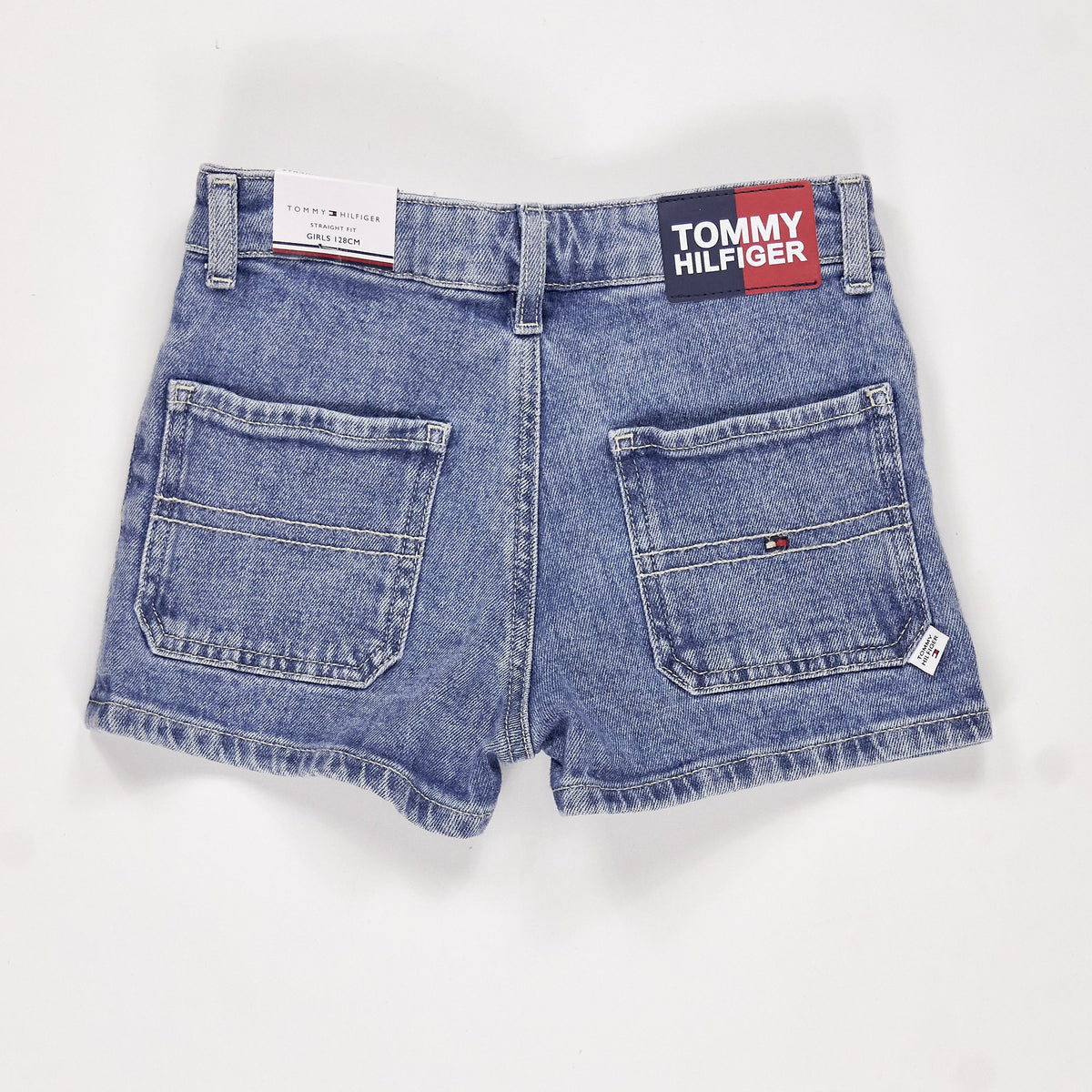 Tommy Hilfiger Blue Denim Girlfriend Shorts