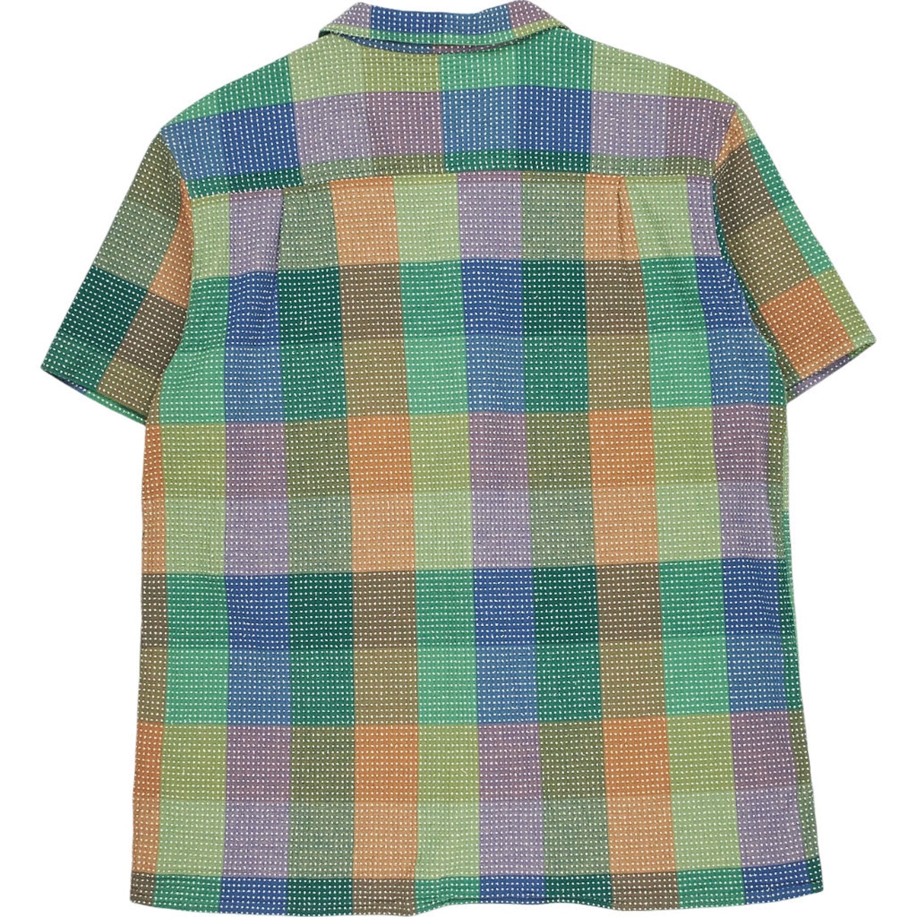 YMC Multi Check Short Sleeve Shirt M