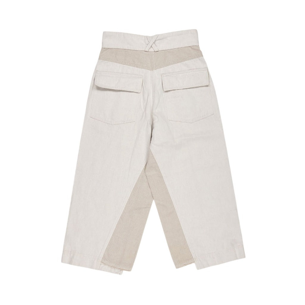 Anna Valentine Beige Wide Leg Trousers