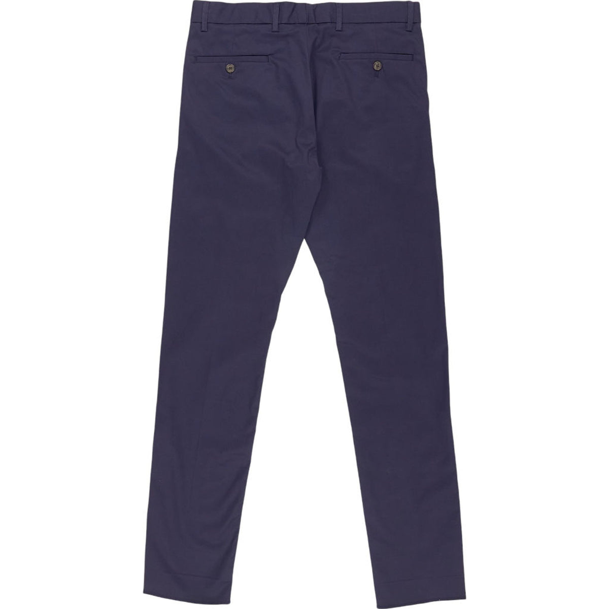 Moss London Navy Slim Fit Trousers