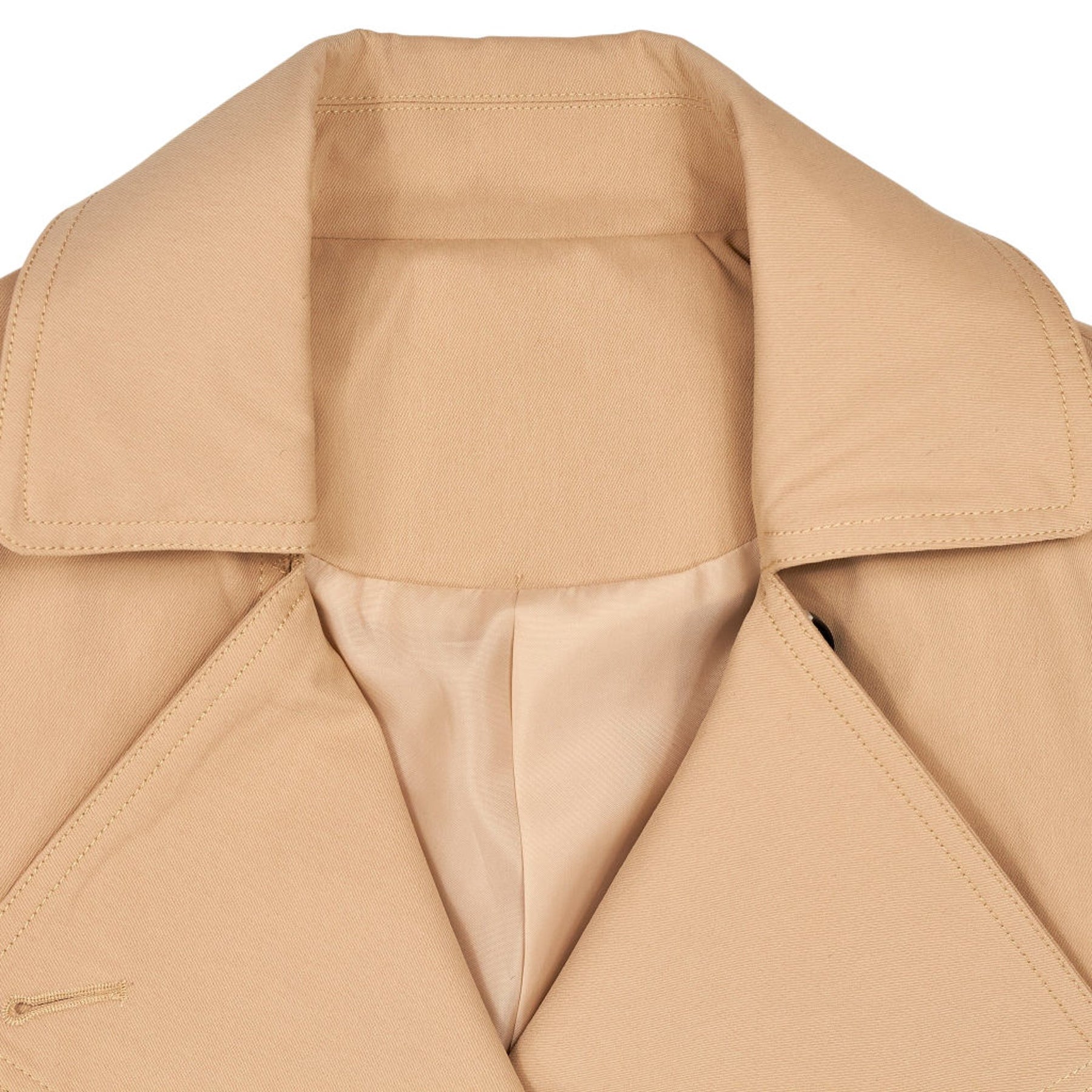 OMNES Beige Polyester Trench Coat