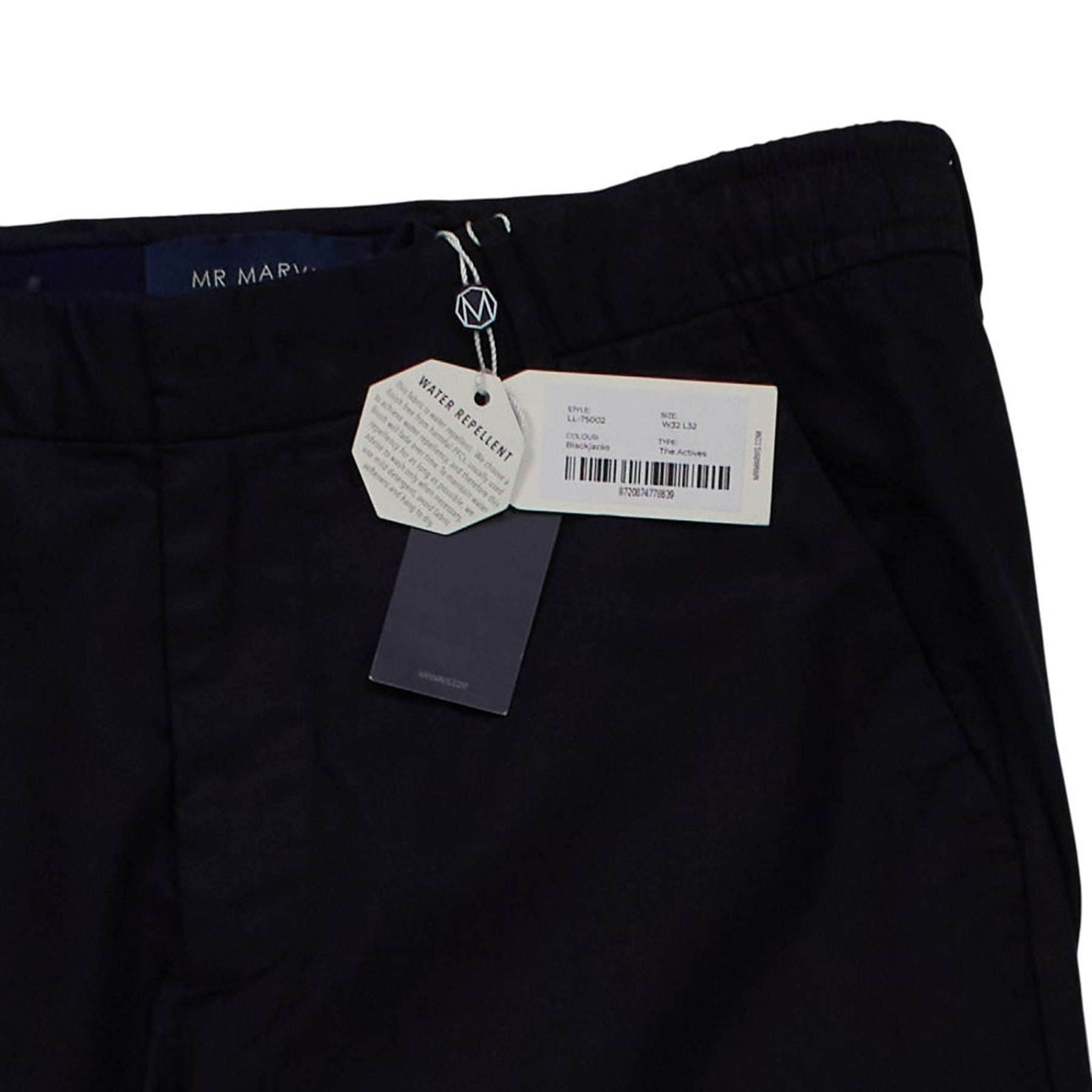 Mr Marvis Black The Active Trousers W32 L32