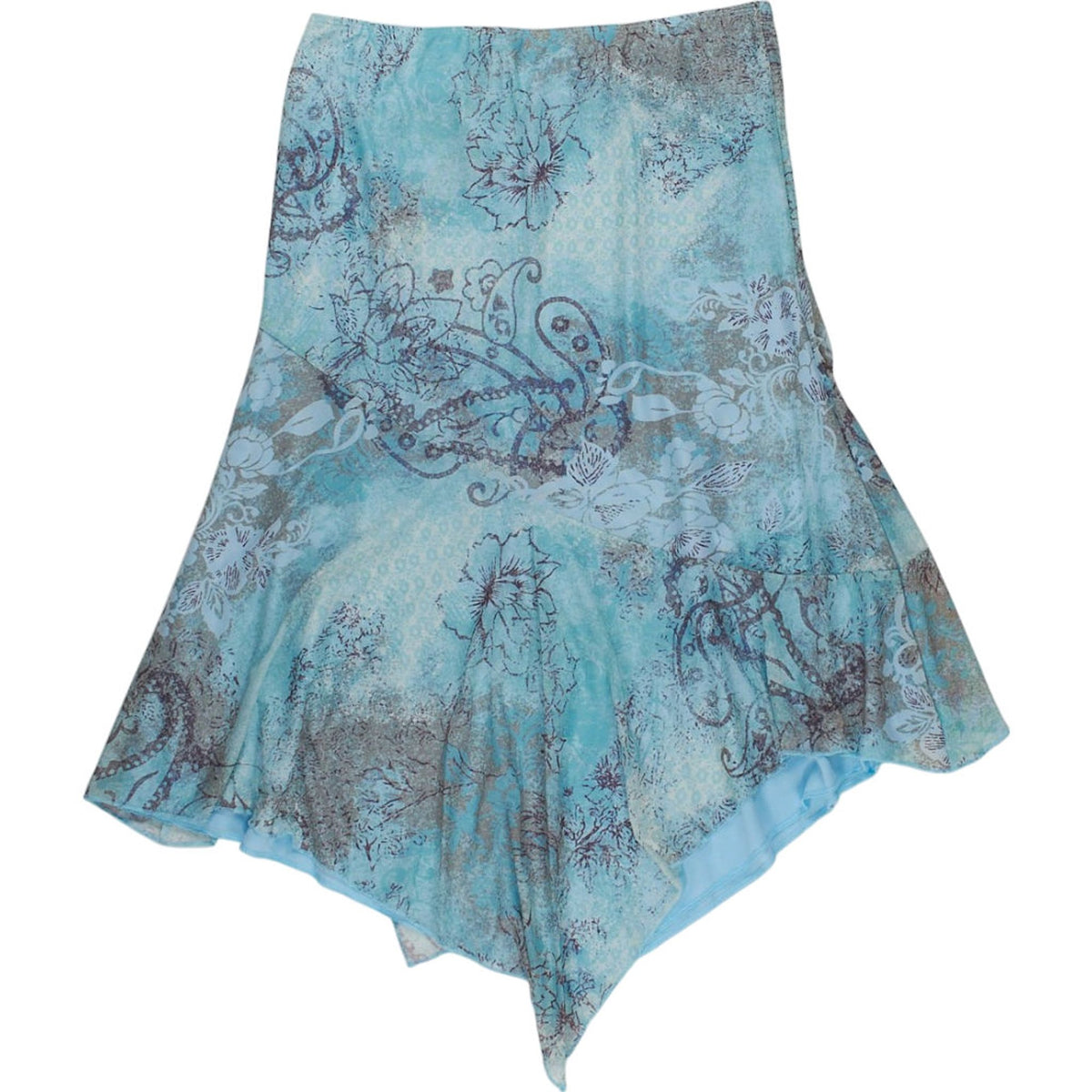 Motel Blue Paisley Cinta Skirt
