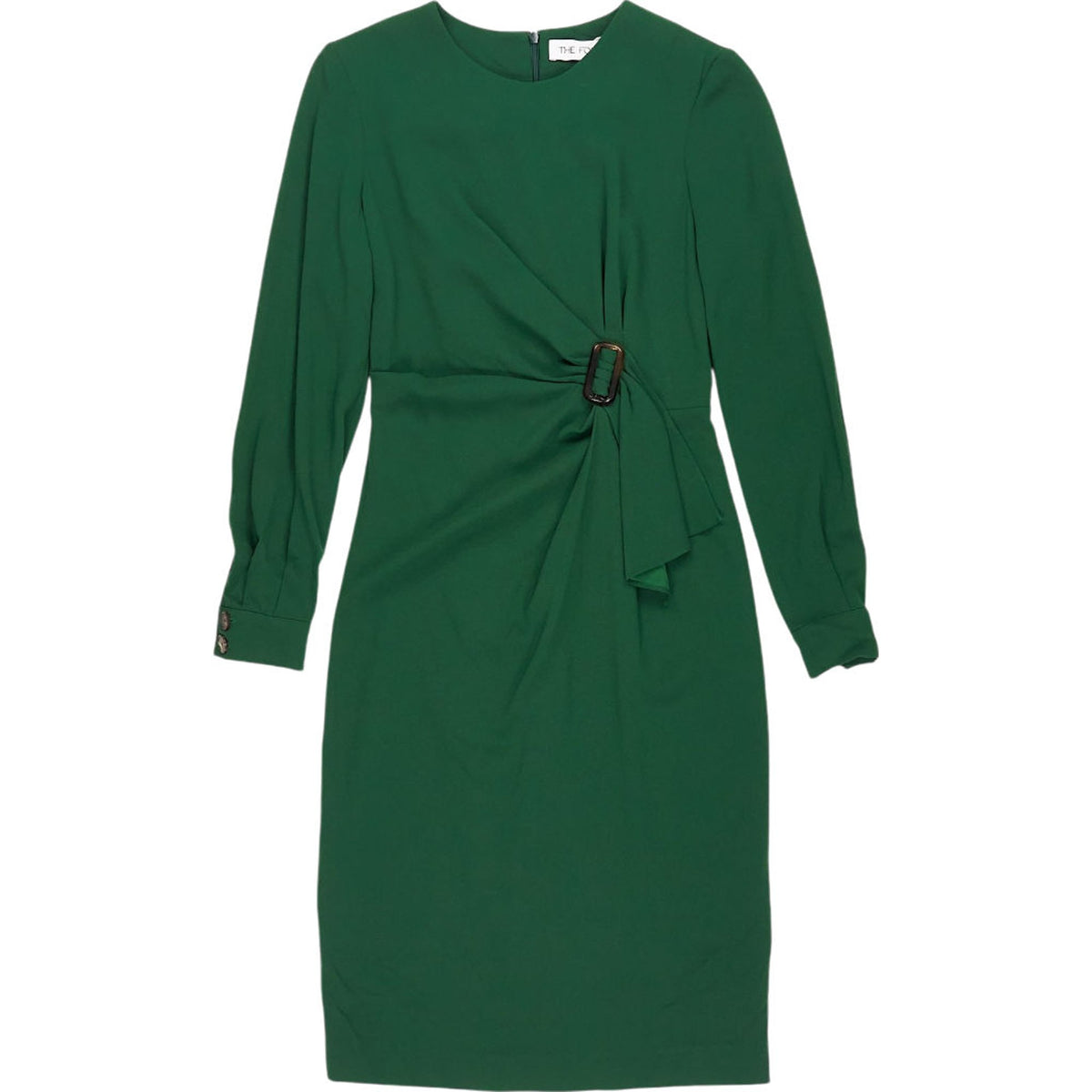 The Fold Green Dulwich Midi Dress