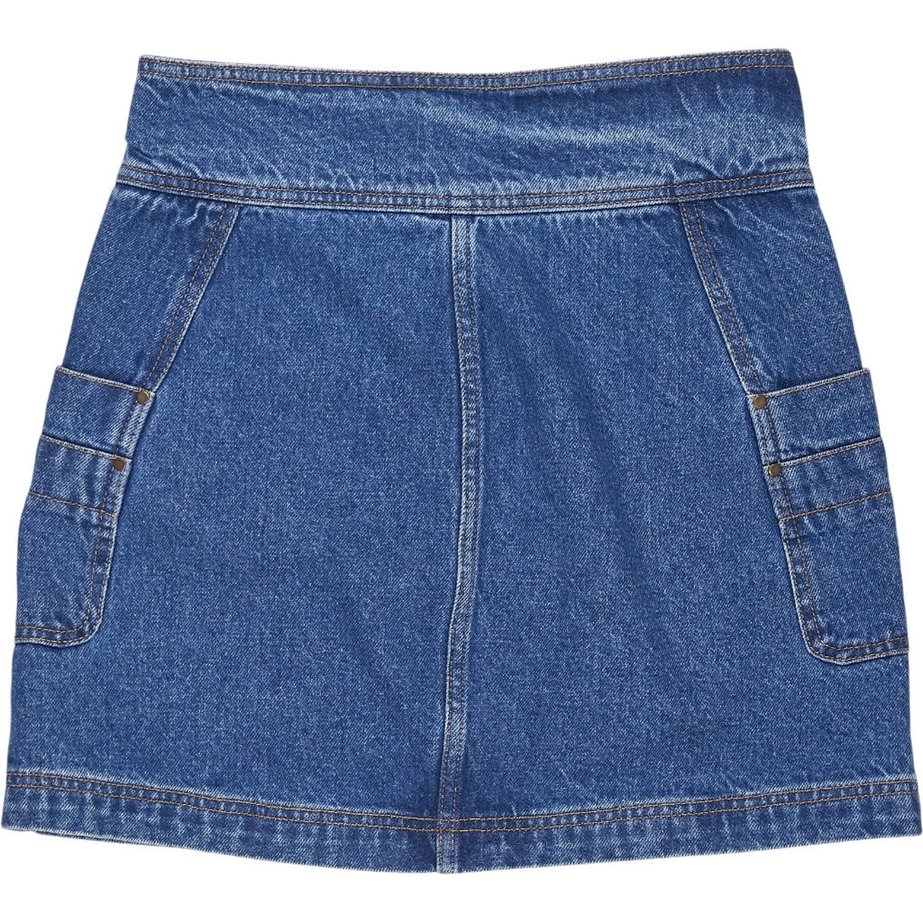 Vivere Blue Ocean Denim Skirt