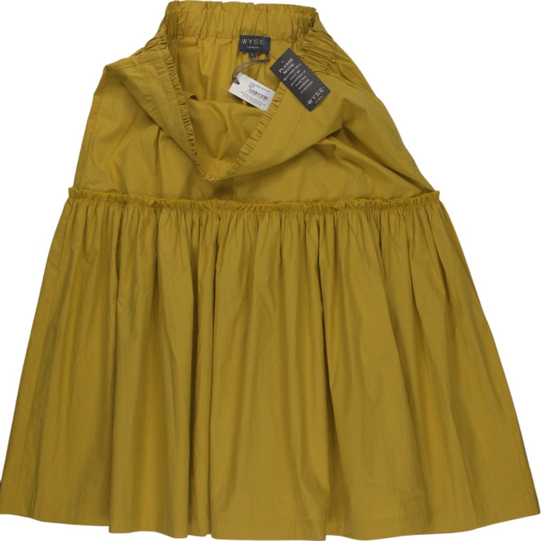 WYSE Yellow Tiered Skirt