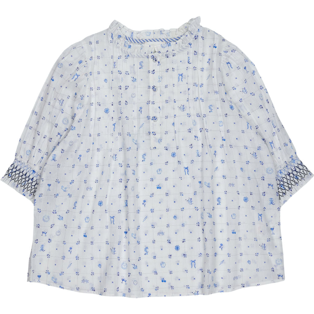 Bonte White Delft Loane Shirt