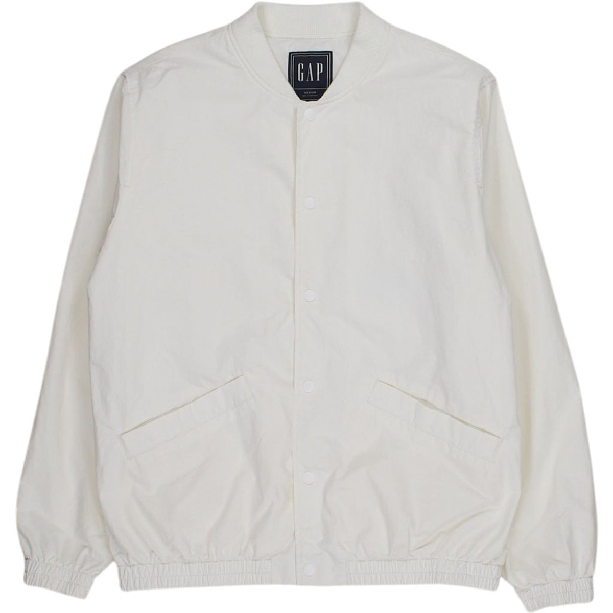 GAP White Bomber Jacket