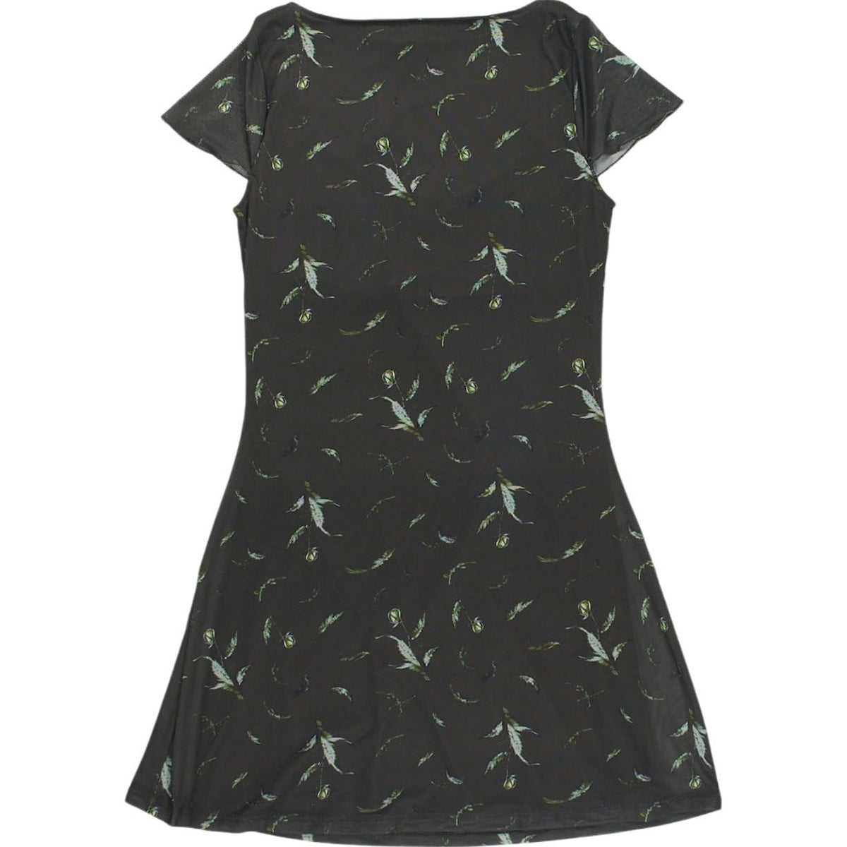 Motel Khaki Noura Dress Sketchy Floral