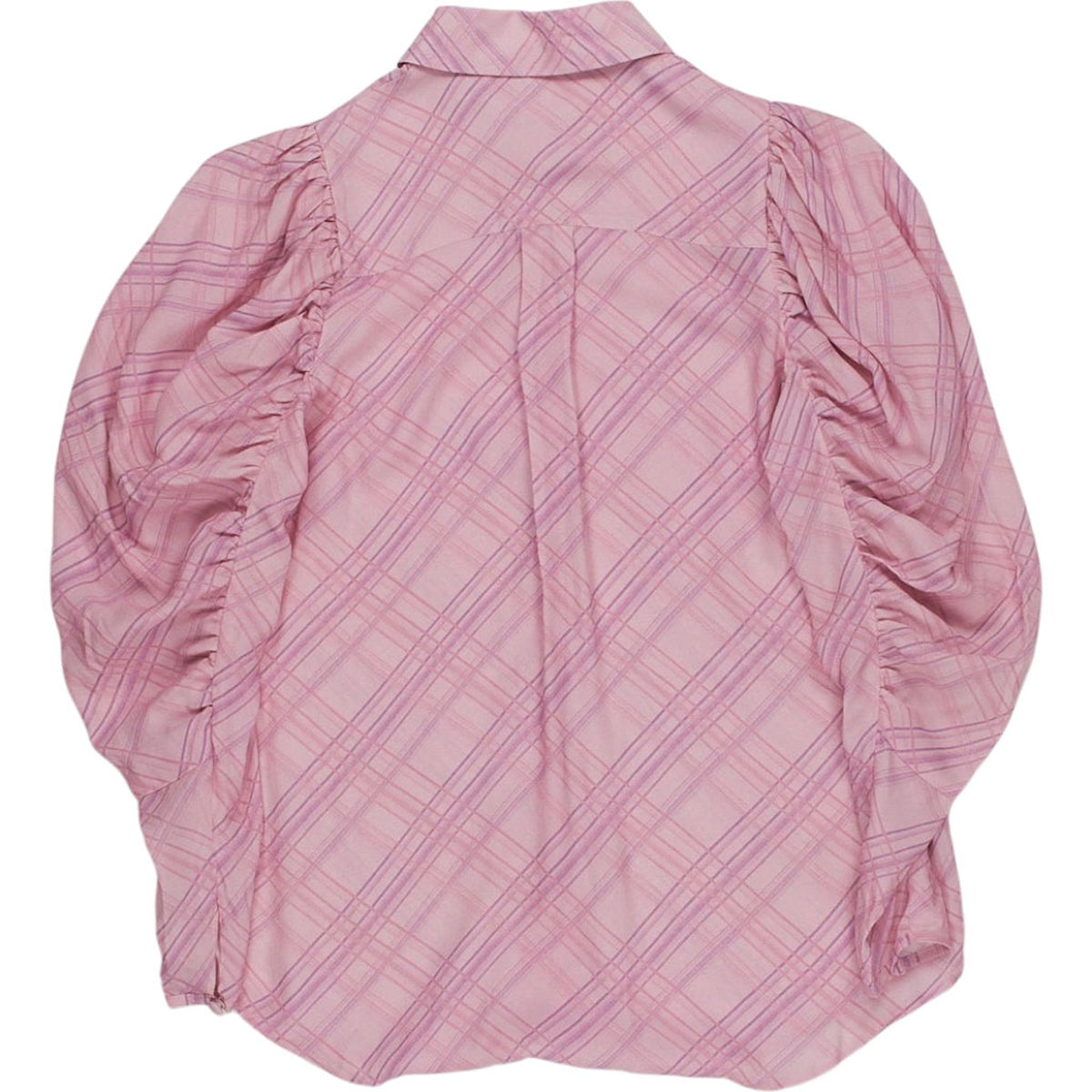 OMNES Pink Check Blouse
