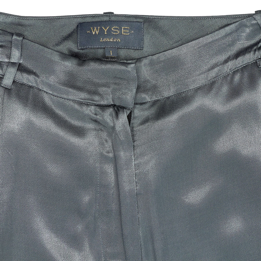 Wyse Grey Wide Leg Trousers