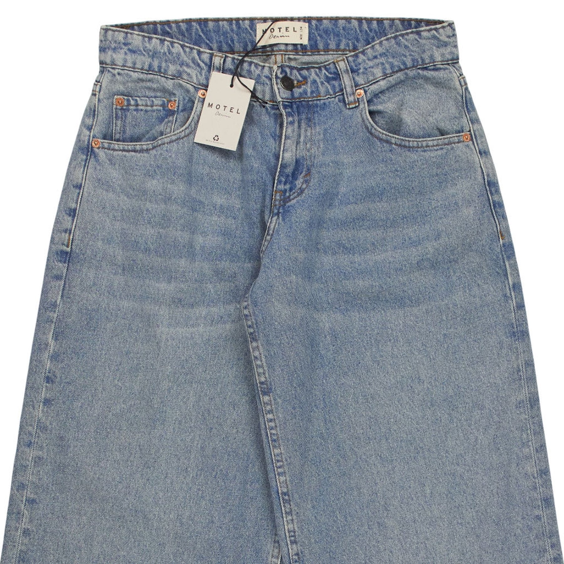Motel Blue Low Rise Roomy Jeans