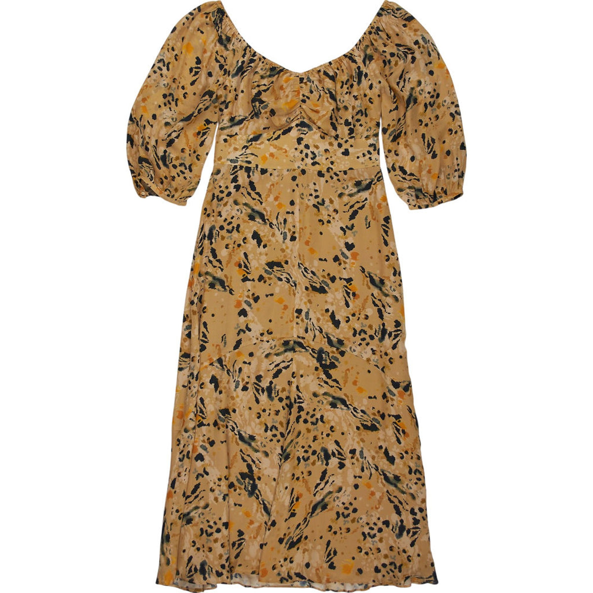 Whistles Leopard Print Silk Dress