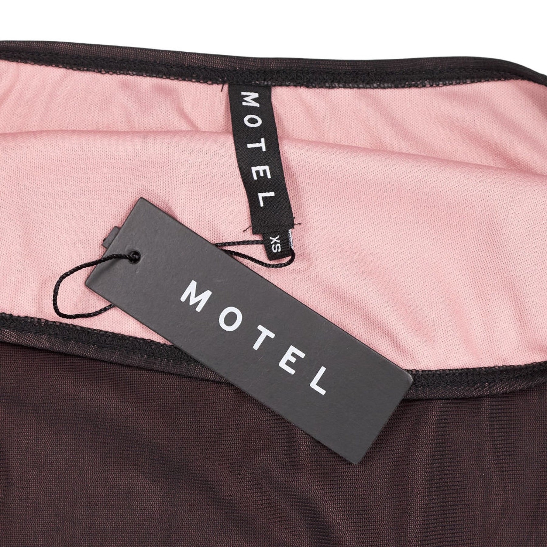Motel Black Mesh Rowena Dress