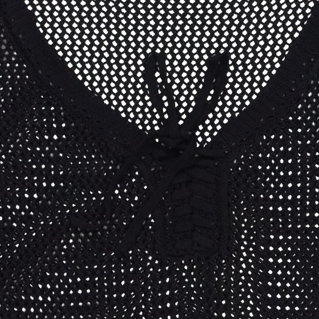 Motel Black Maika Knitted Top