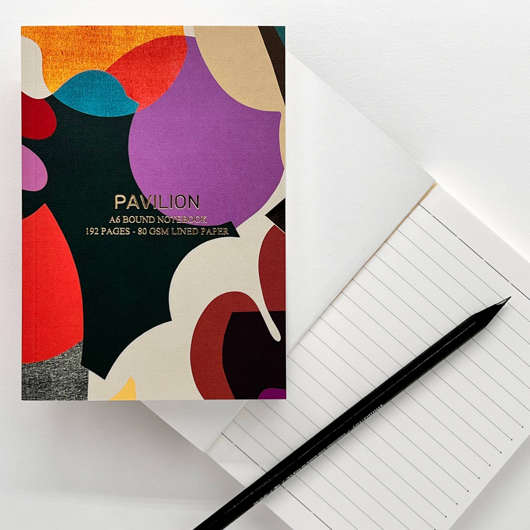 Assemblage A6 Buckram Embossed Foiled Notebook