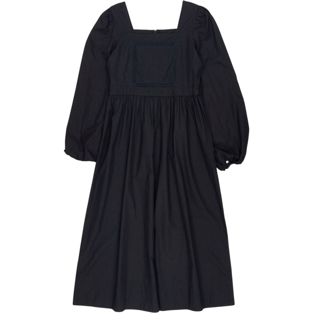 OMNES Maddison Black Poplin Dress