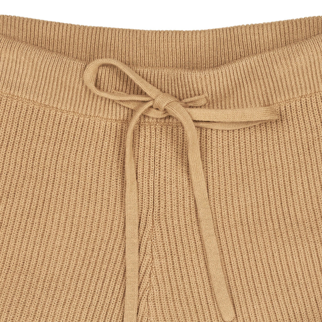 Mother of Pearl Beige Knitted Joggers