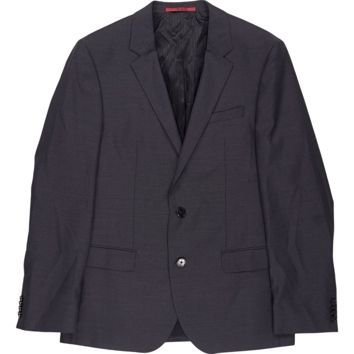 Hugo Black Textured Suit Jacket