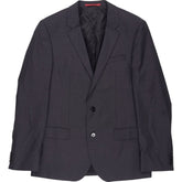 Hugo Black Textured Suit Jacket