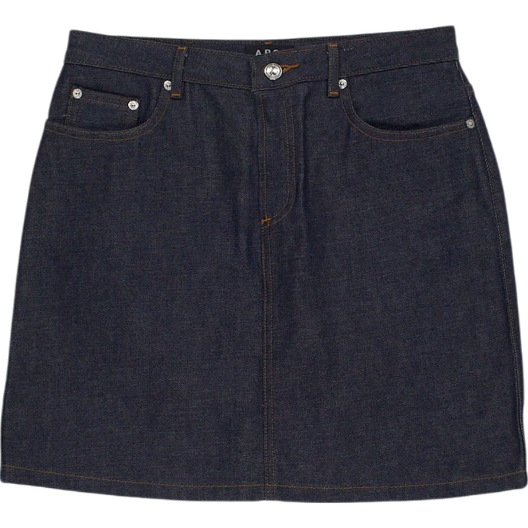 A.P.C. Blue Denim Skirt
