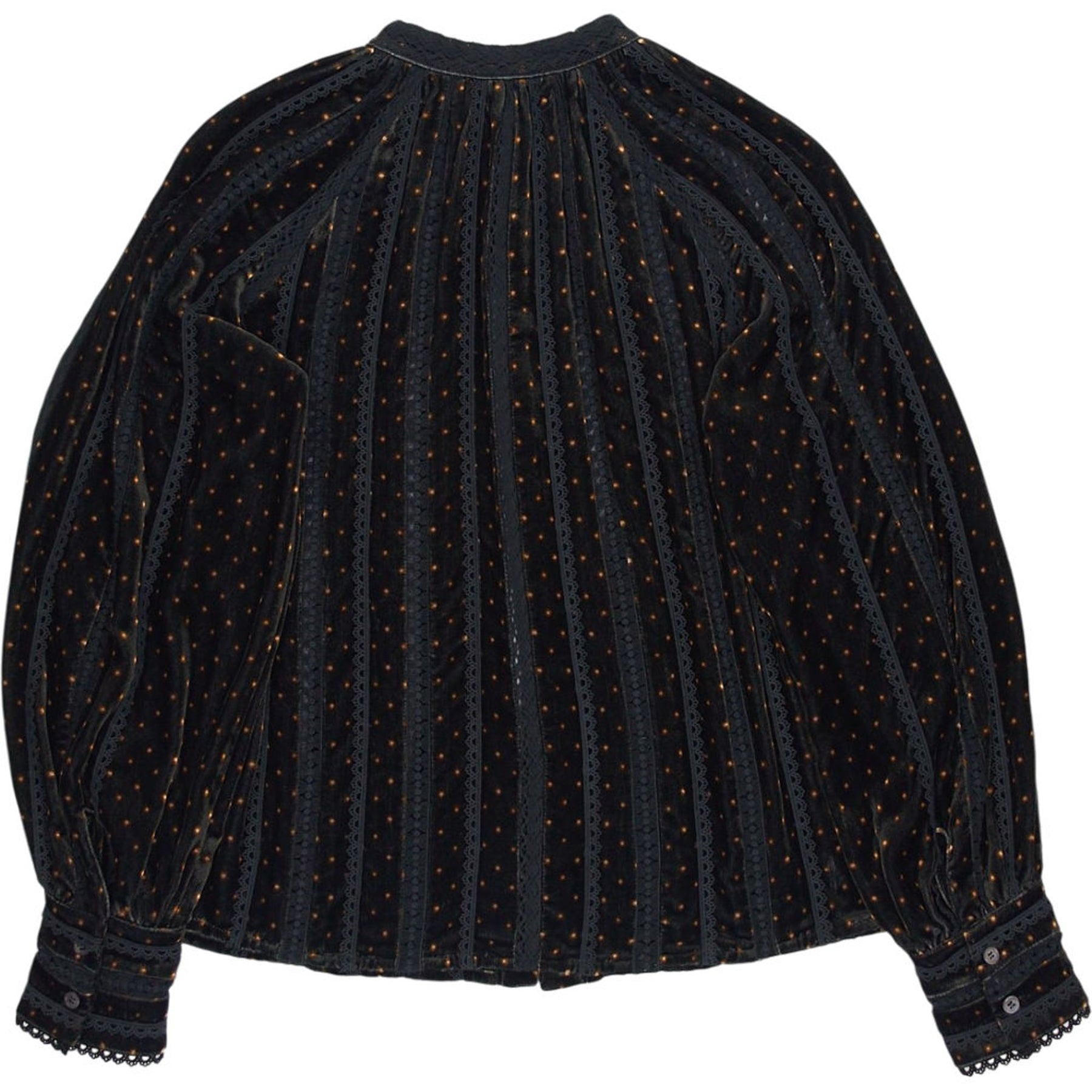 Wyse Black Patterned Blouse